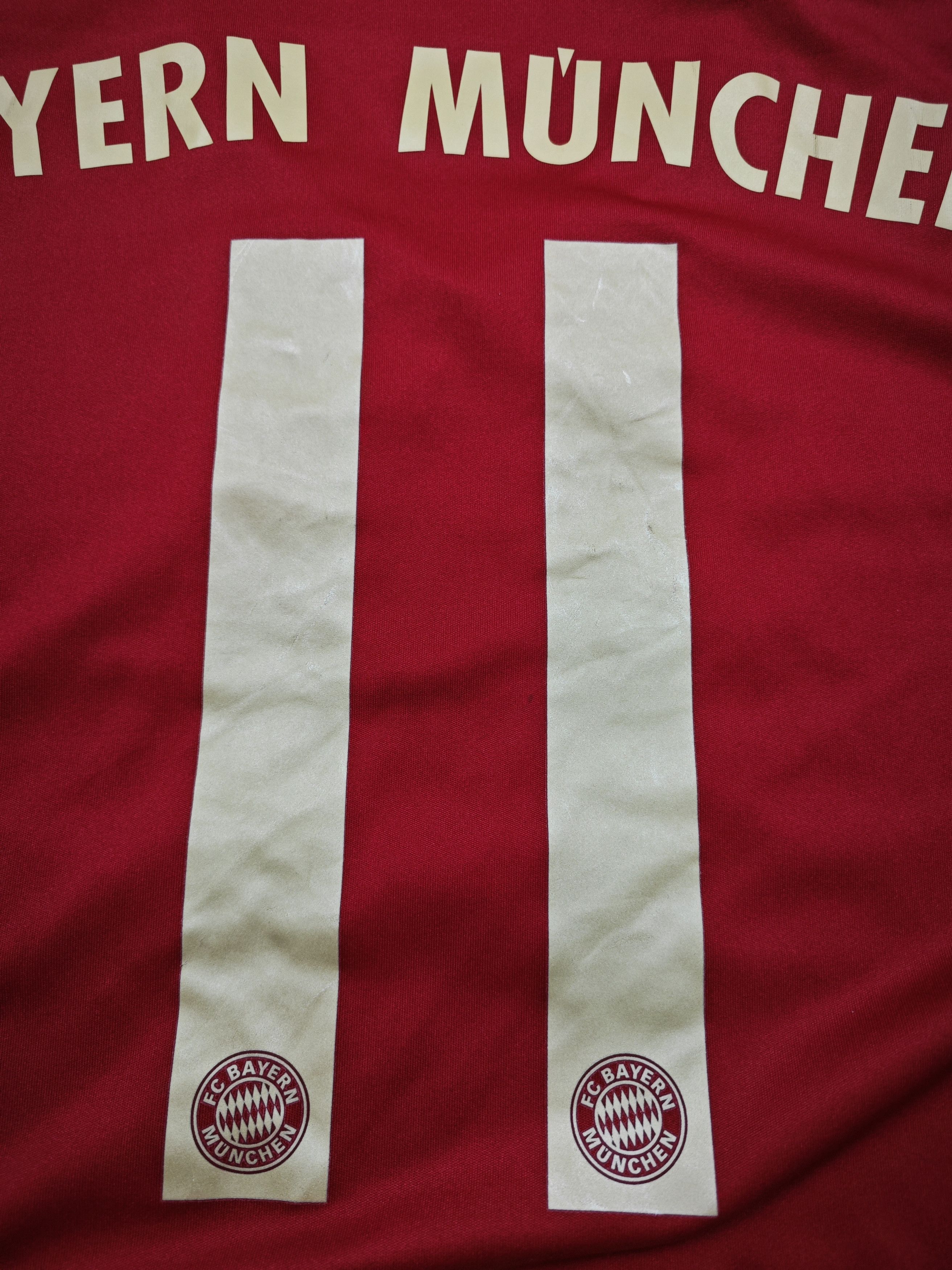 Adidas Bayern Munchen 2012 SHAQIRI 11 Size US L / EU 52-54 / 3 - 6 Thumbnail