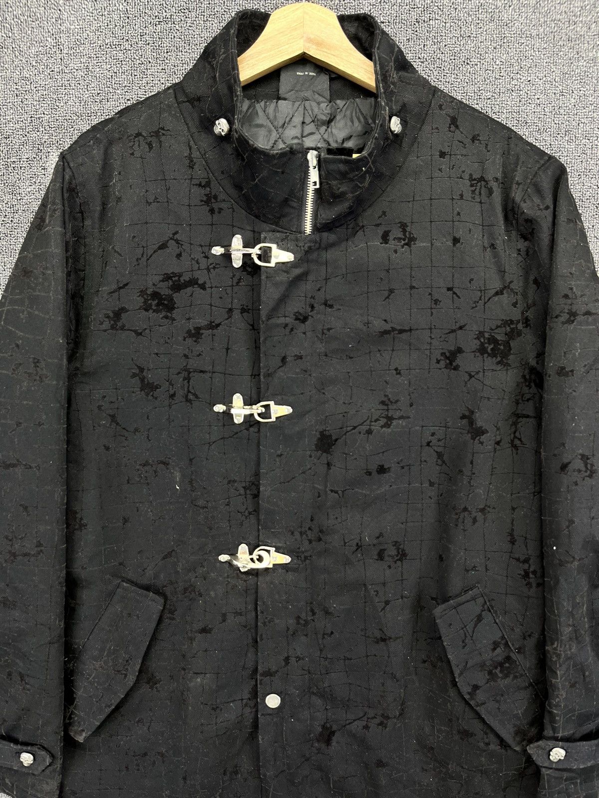 Japanese Brand Vintage Badgers Luxury Punk Style Zip Up Jacket Size US L / EU 52-54 / 3 - 5 Thumbnail