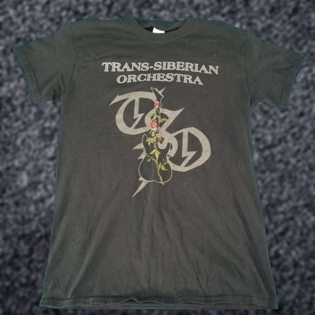 Gildan VINTAGE Trans-Siberian Orchestra TSO Tour Crew T Shirt Rock Black S Adult Shirt 1996-2017 Mens Size US S / EU 44-46 / 1 - 1 Thumbnail