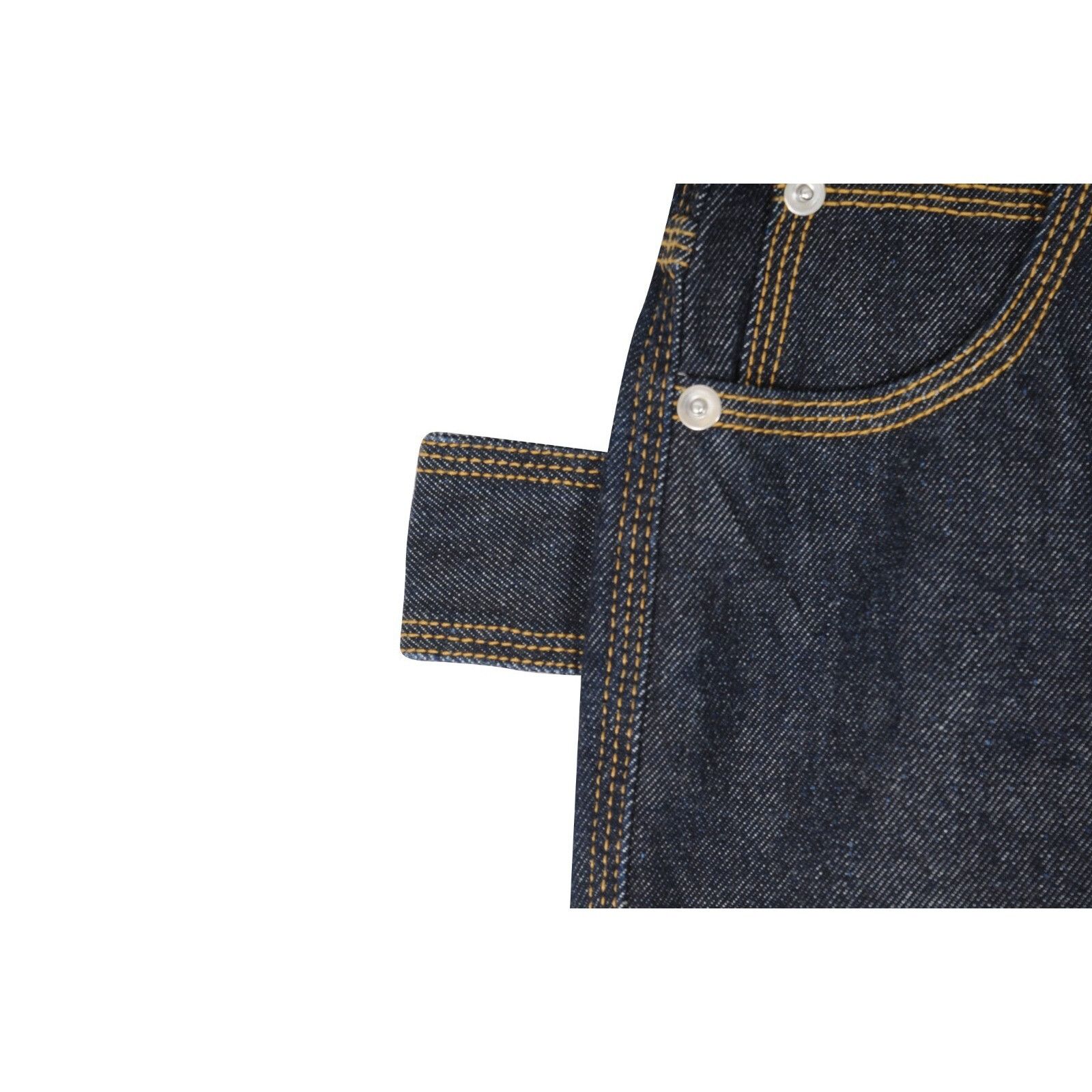 Bottega Veneta High Waist Jeans Blue Indigo Wide Leg Denim Size 26" / US 2 / IT 38 - 6 Thumbnail