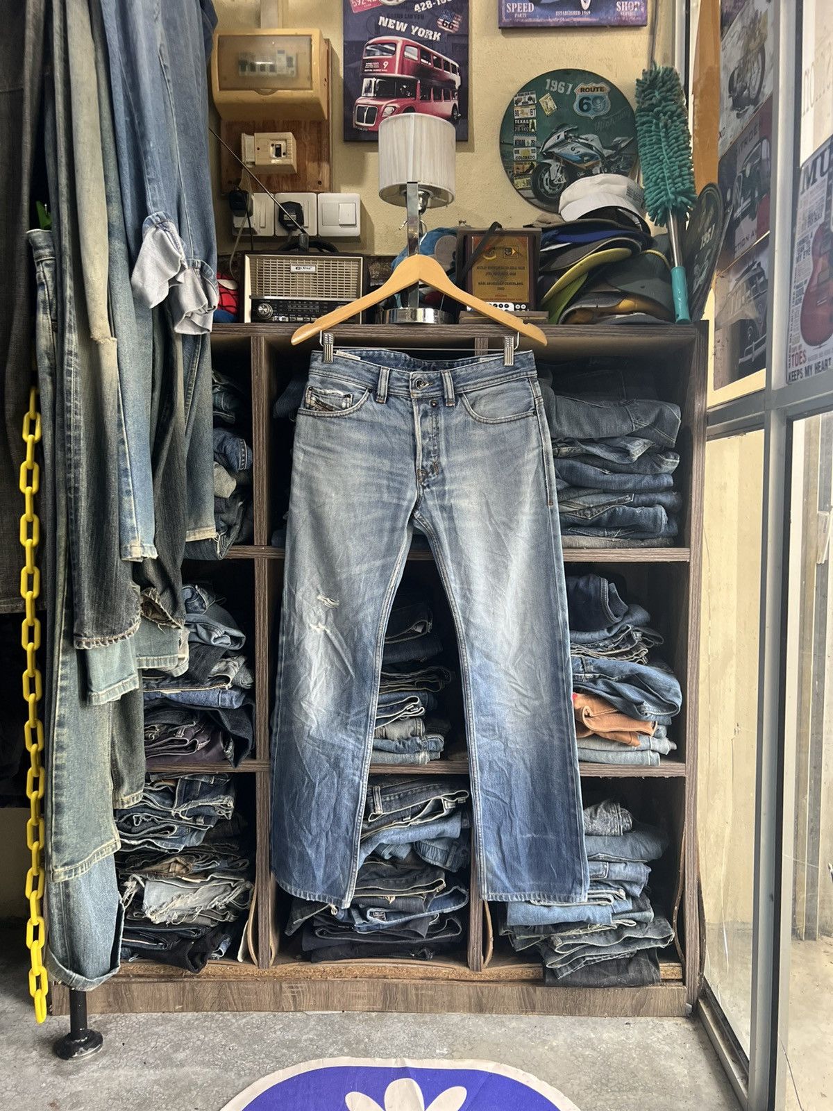 Diesel 🔥Vintage Diesel Safado Distressed Denim Size US 32 / EU 48 - 1 Thumbnail