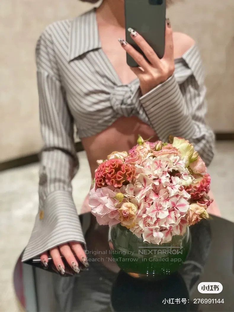 Fendi Fendi Striped Floral Short Sleeve Shirt Size 4XL / US 24-26 - 7 Thumbnail