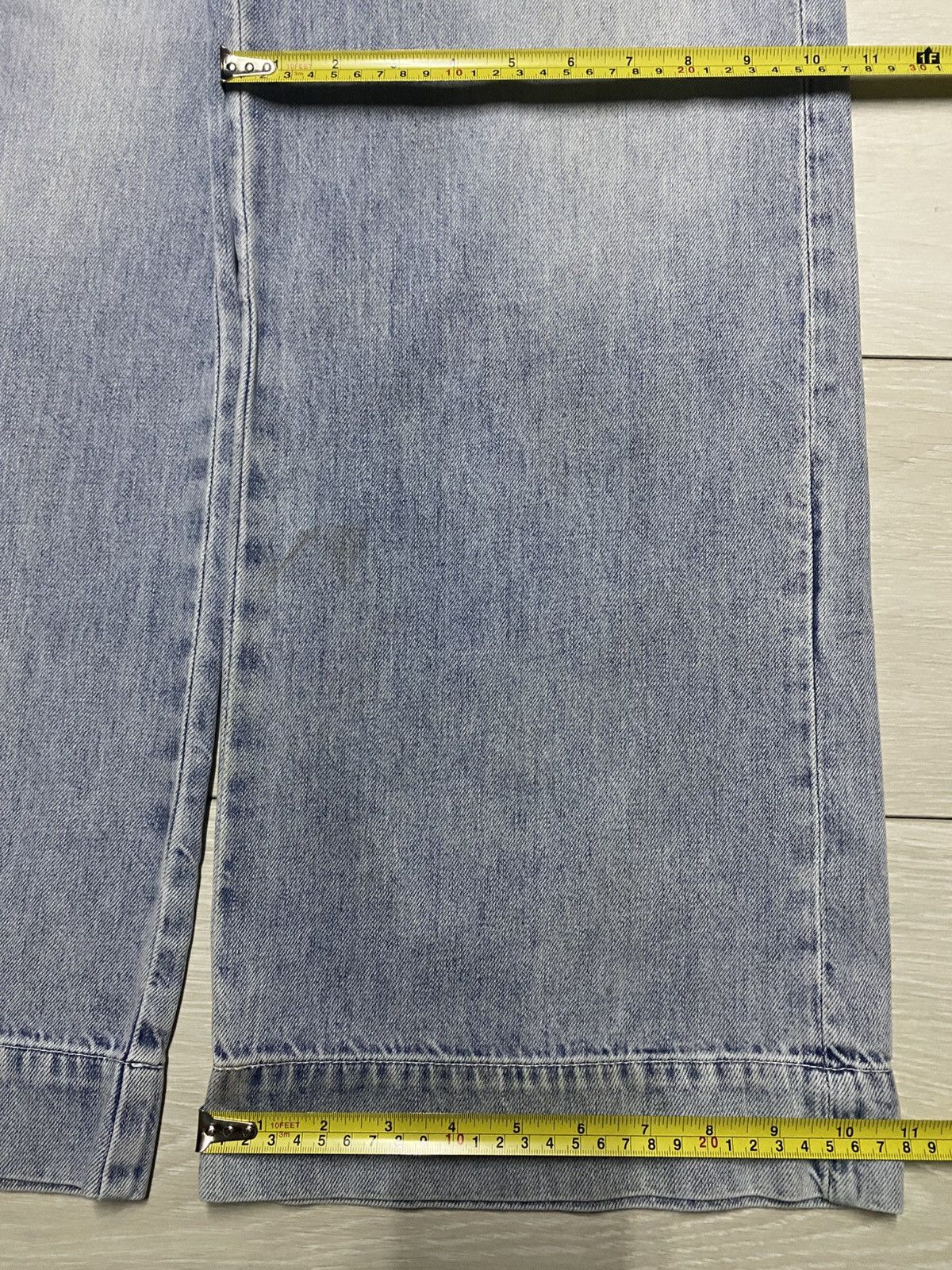 Japanese Brand H&M Bush Pants Light Wash Baggy Woman Size US 29 - 12 Thumbnail