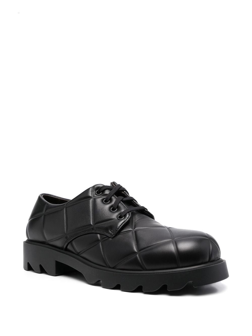 Bottega Veneta o1bcso1str0225 Strut Grid Shoes in Black Size US 13 / EU 46 - 4 Thumbnail