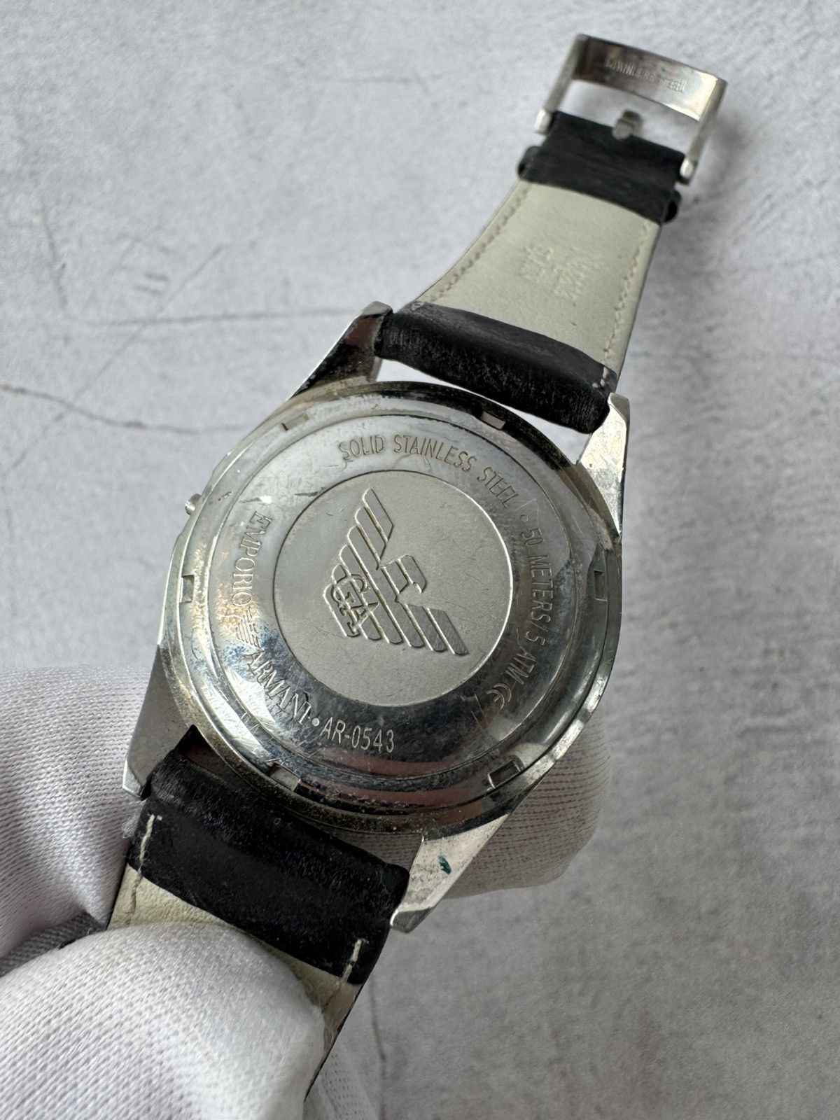 Emporio Armani × Vintage Emporio Armani Watch Vintage Size ONE SIZE - 9 Thumbnail