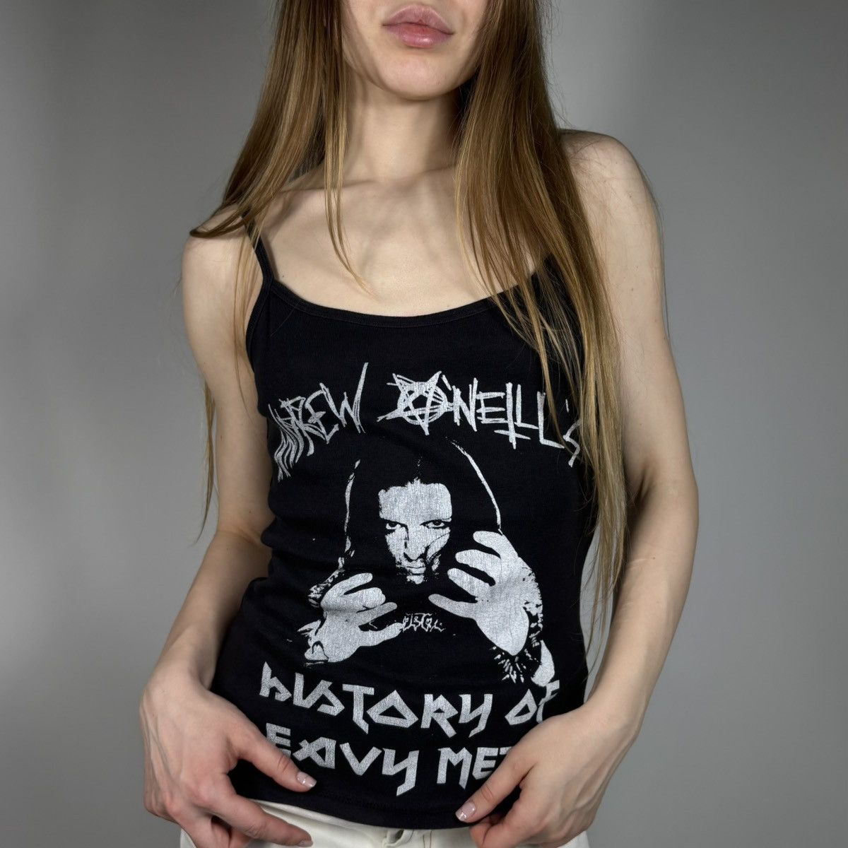 Band Tees Vintage Y2K Andrew ONeills Sit Down Lars Heavy Metal Top Size M / US 6-8 / IT 42-44 - 2 Thumbnail
