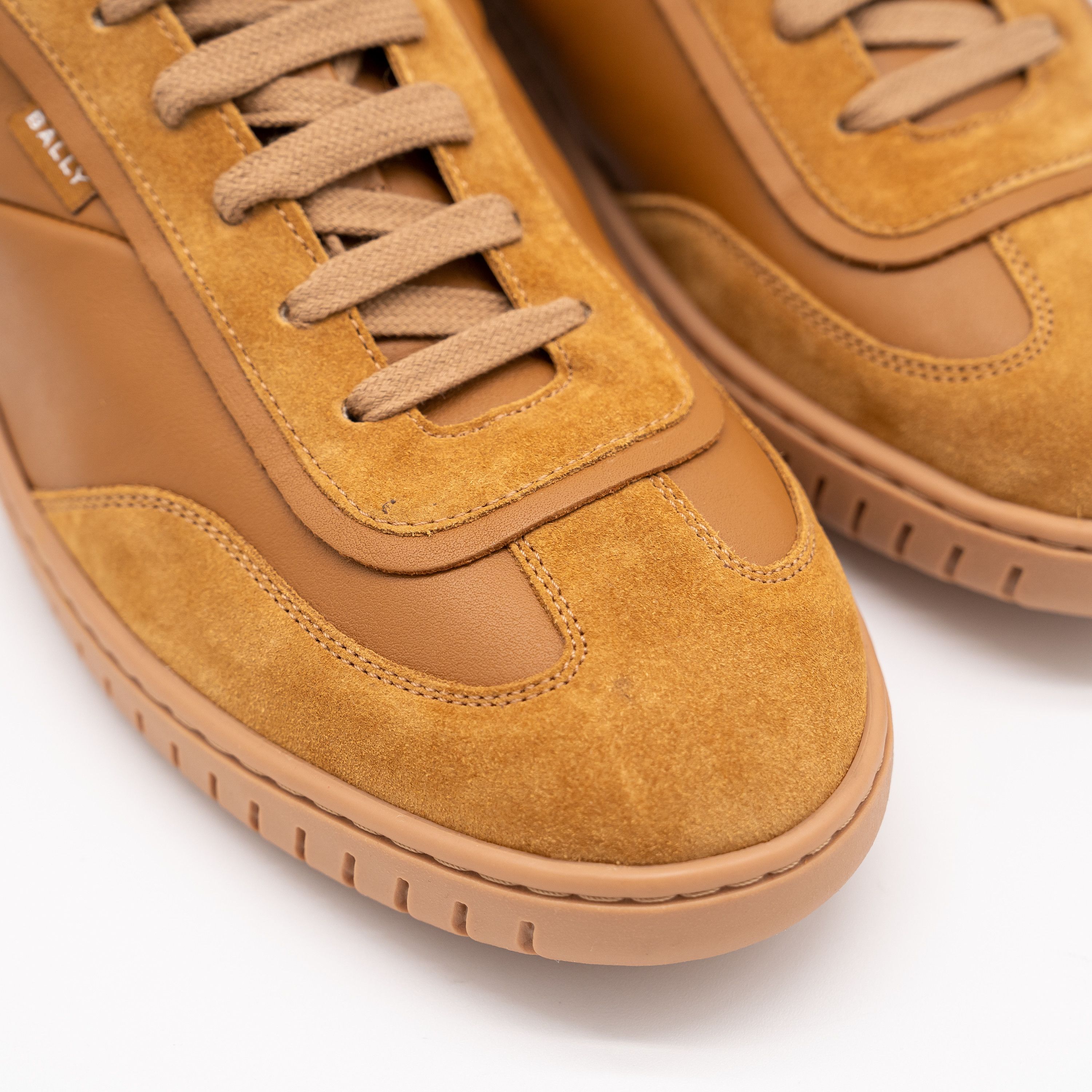 Bally 12 Bally Parrel Desert Brown Tan Suede Leather Sneakers Size US 12 / EU 45 - 7 Thumbnail