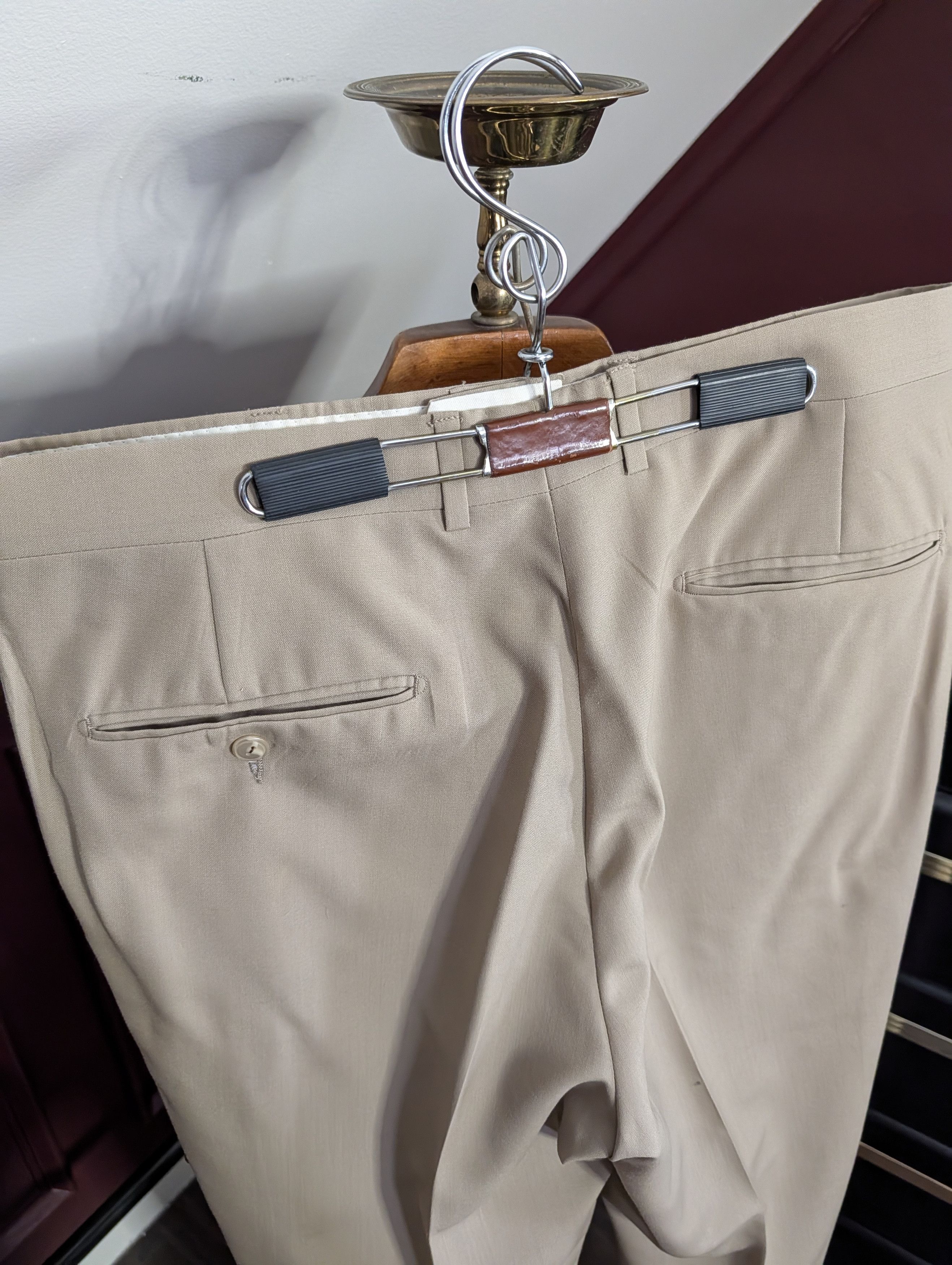 Kilgour KF&S Bespoke Khaki 2pc Suit MiUSA - Jacket & Trousers Size 40L - 7 Thumbnail