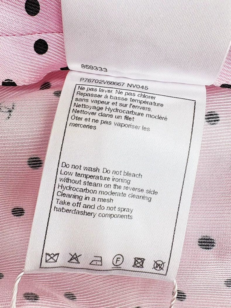 Chanel Chanel Black polka dot silk shorts Size 25" / US 0 / IT 36 - 7 Thumbnail