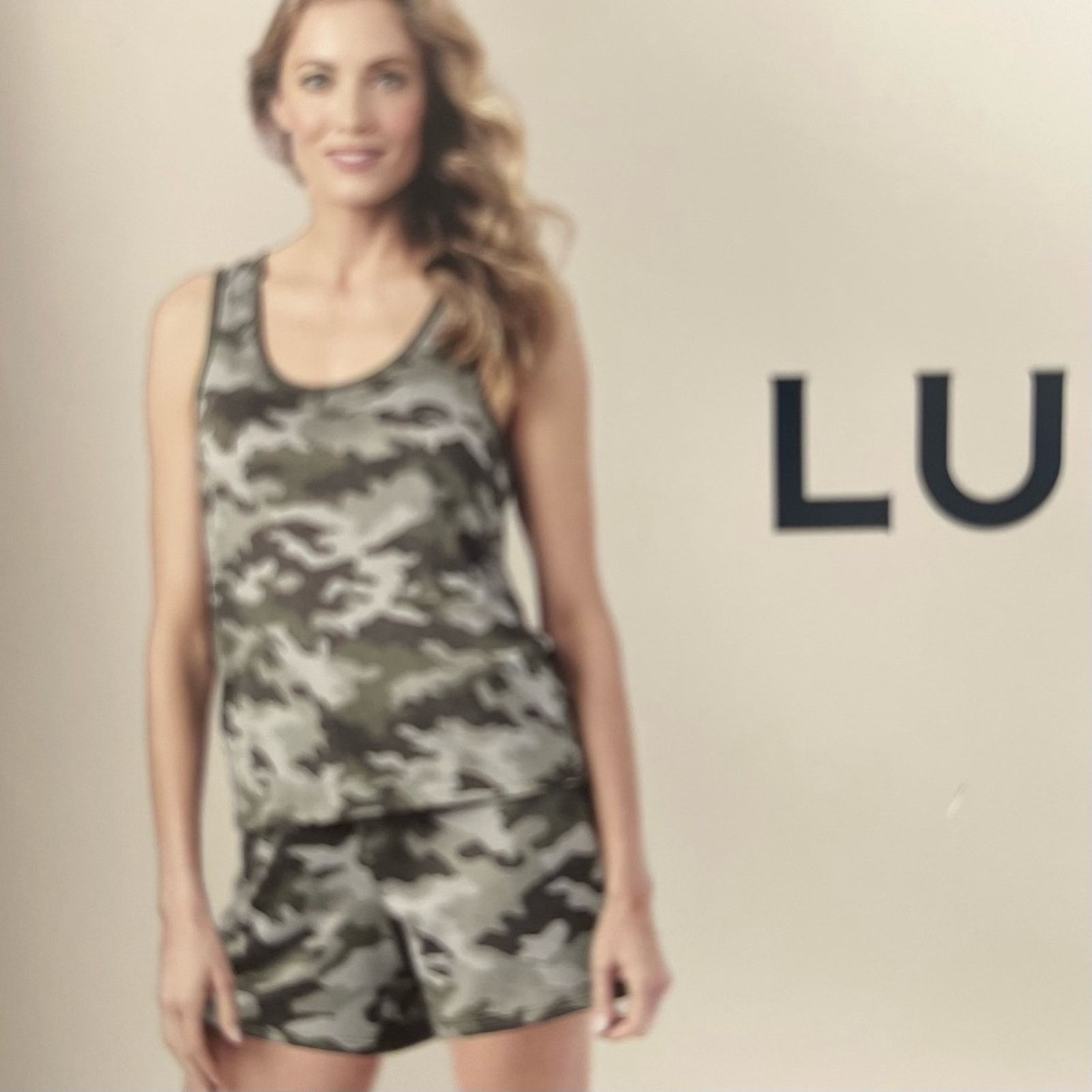 Lucky Brand NWT Lucky Brand Four-piece Camo Pajama Set, Size L Size ONE SIZE - 4 Thumbnail
