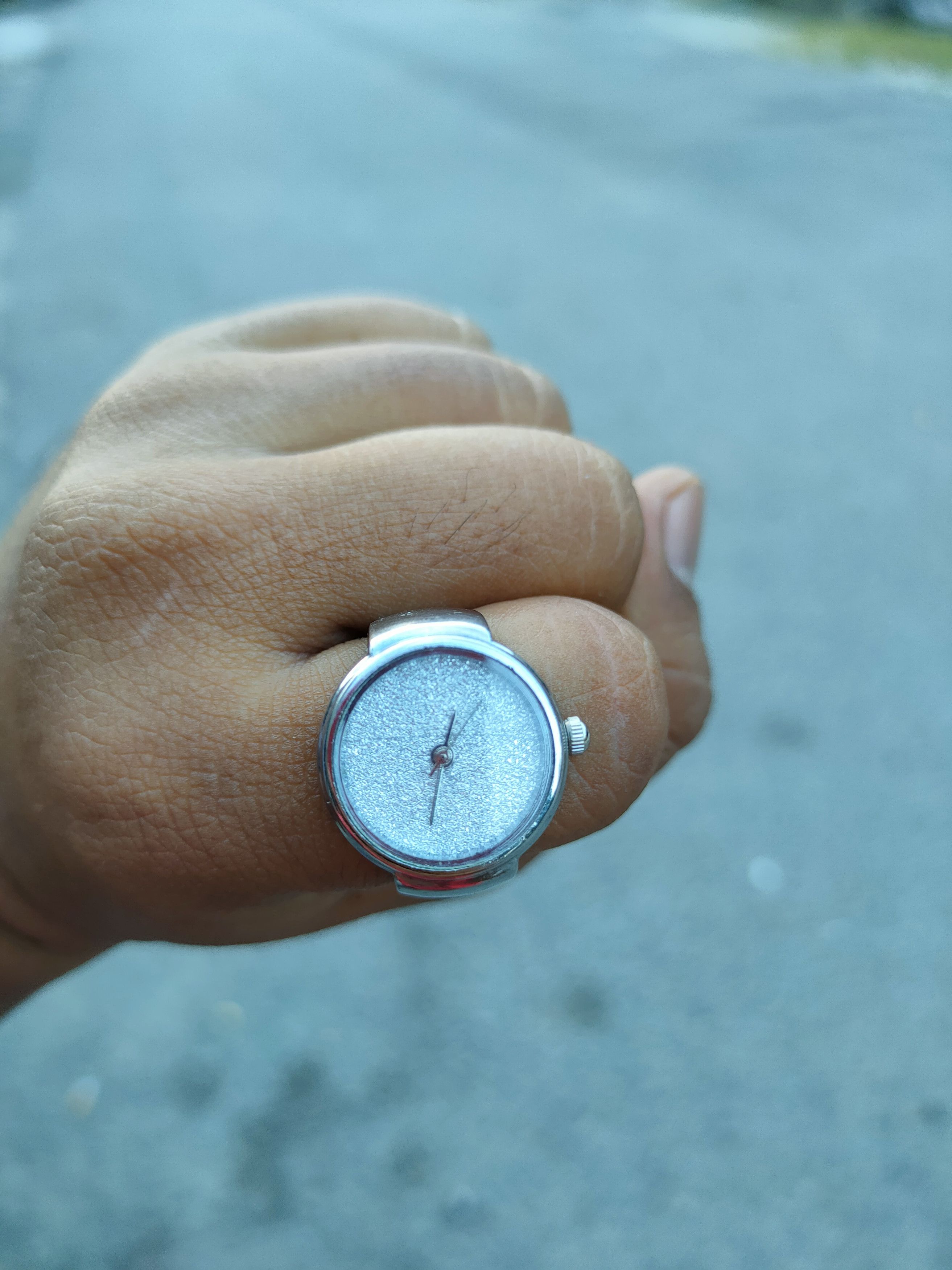 Japanese Brand Ring Watch silver stretchable japan #dlas Size ONE SIZE - 1 Thumbnail