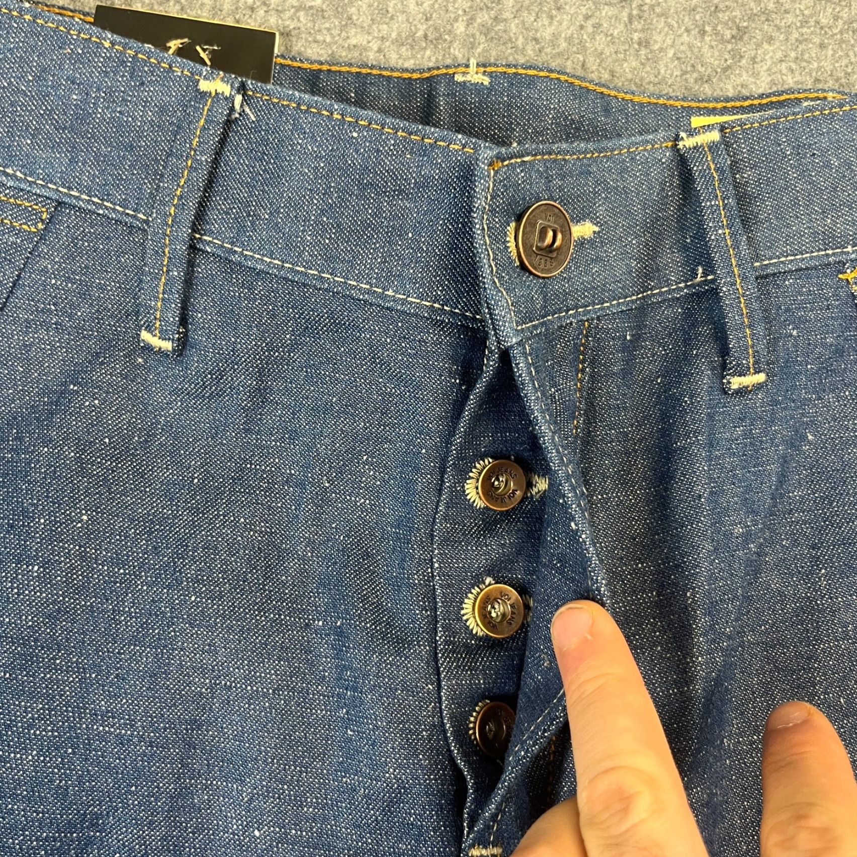 Twisted X Voi Jeans Mens Jeans Regular Tapered Arc 30 32 Blue Denim Cotton Pockets 00s Y2K Preppy Vintage No Size US 30 / EU 46 - 7 Thumbnail