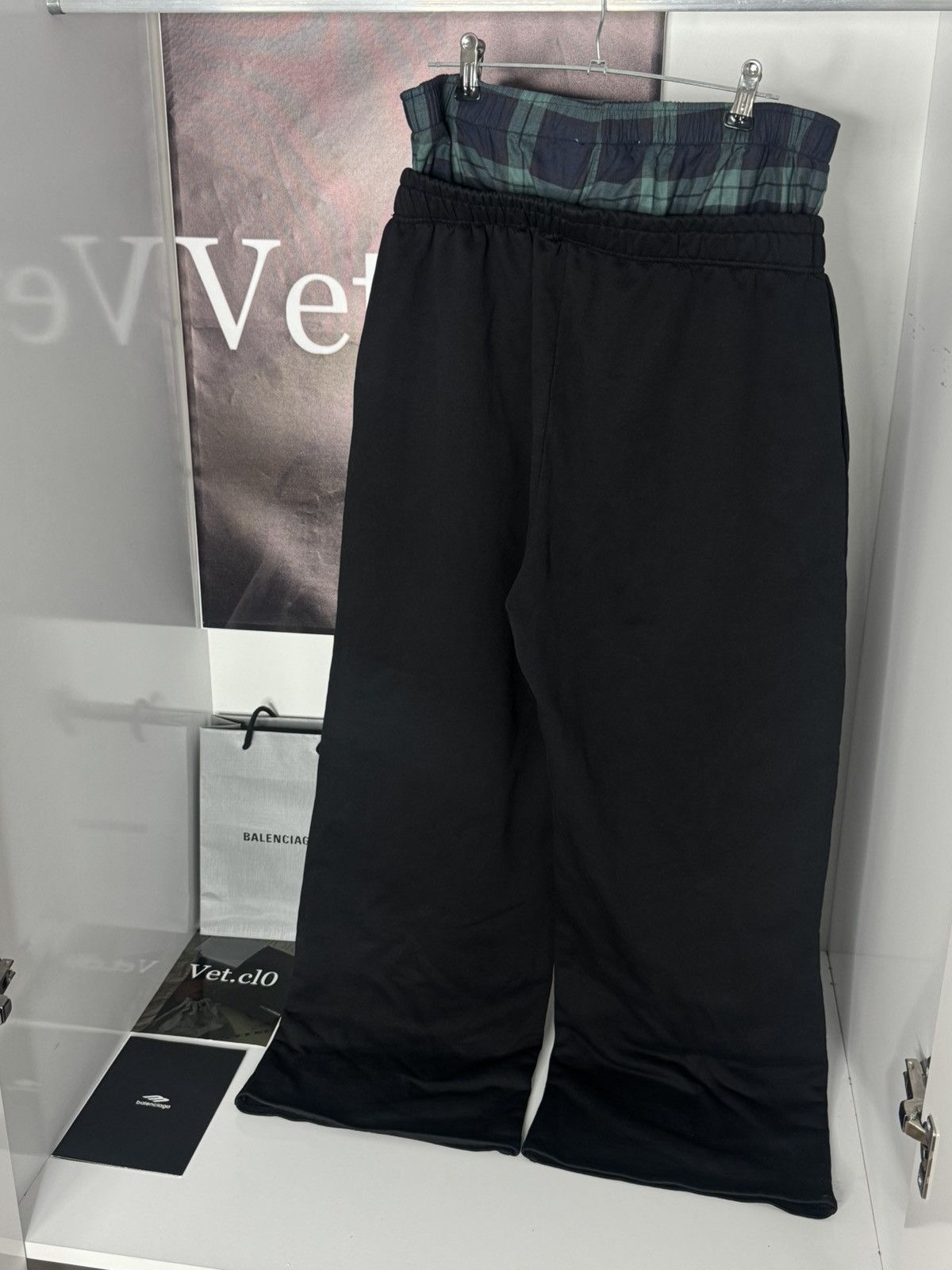 Acne Studios ✅ Acne Studios Double Waist Sweatpants Black Blue S Size US 32 / EU 48 - 6 Thumbnail