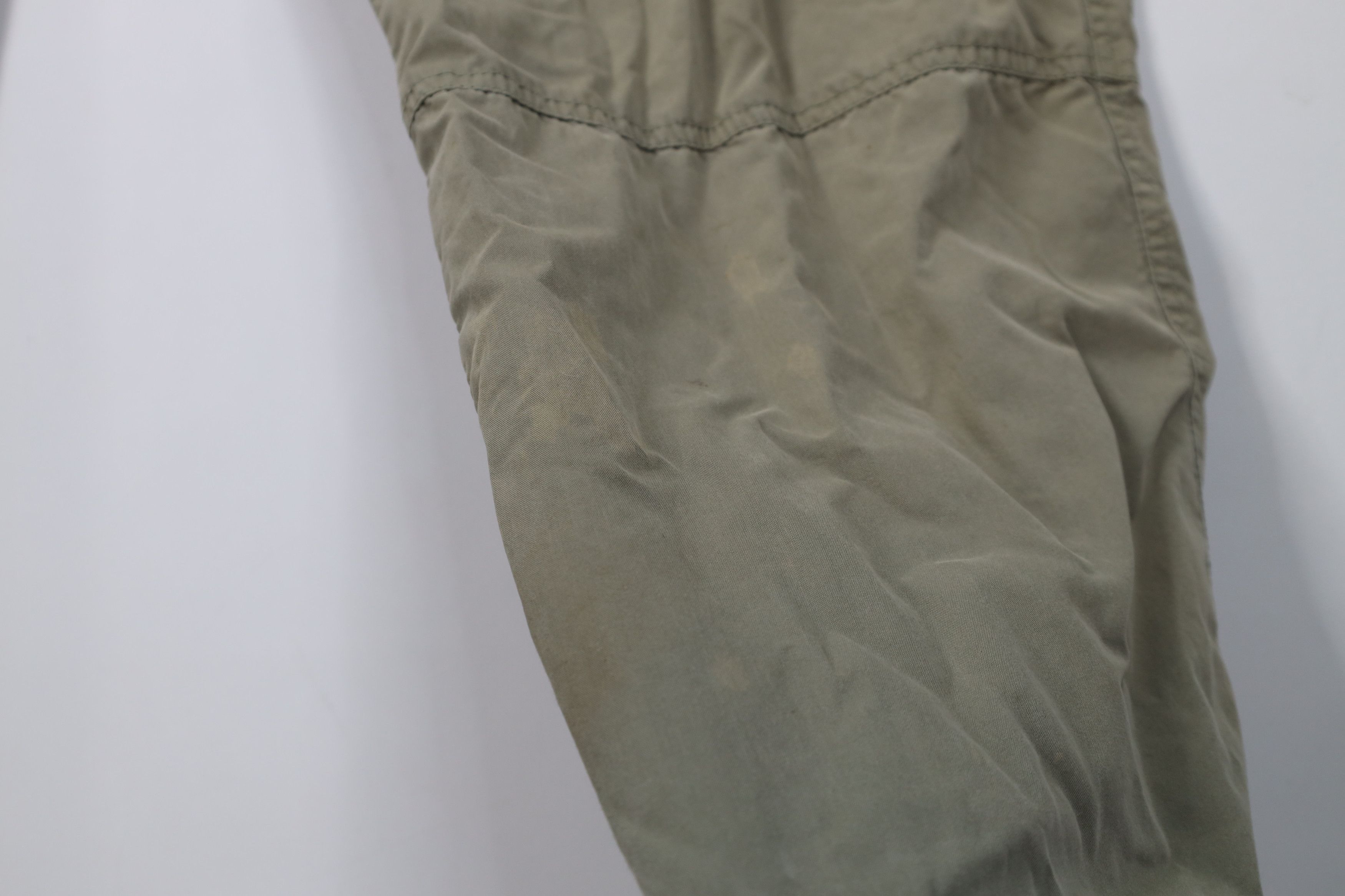Vintage Vintage 90s Y2K Streetwear Lined Wide Leg Cargo Pants Green Size US 36 / EU 52 - 6 Thumbnail