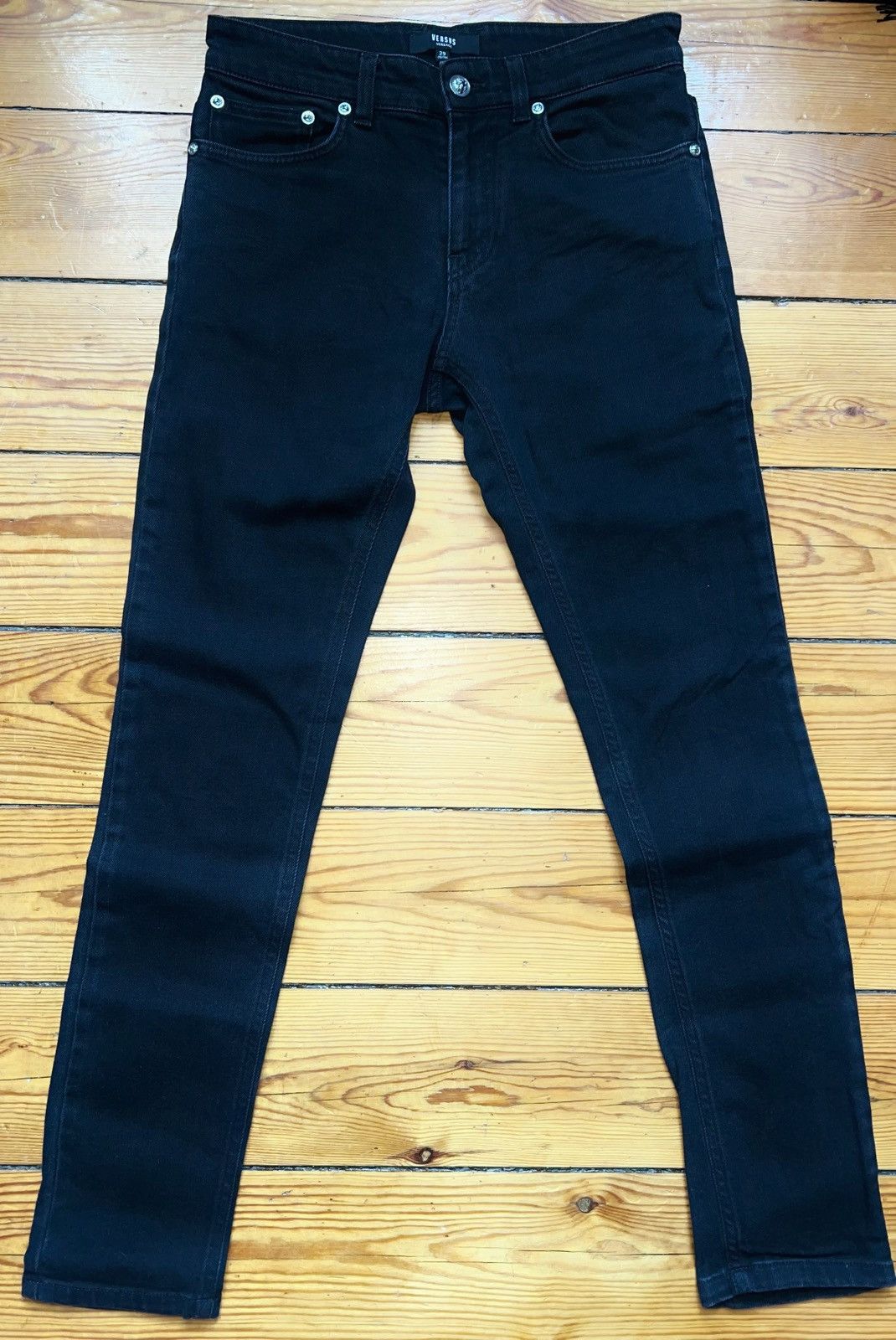 Versus Versace VERSUS VERSACE slim dark gray denim jeans in size 29 Size US 29 - 3 Thumbnail
