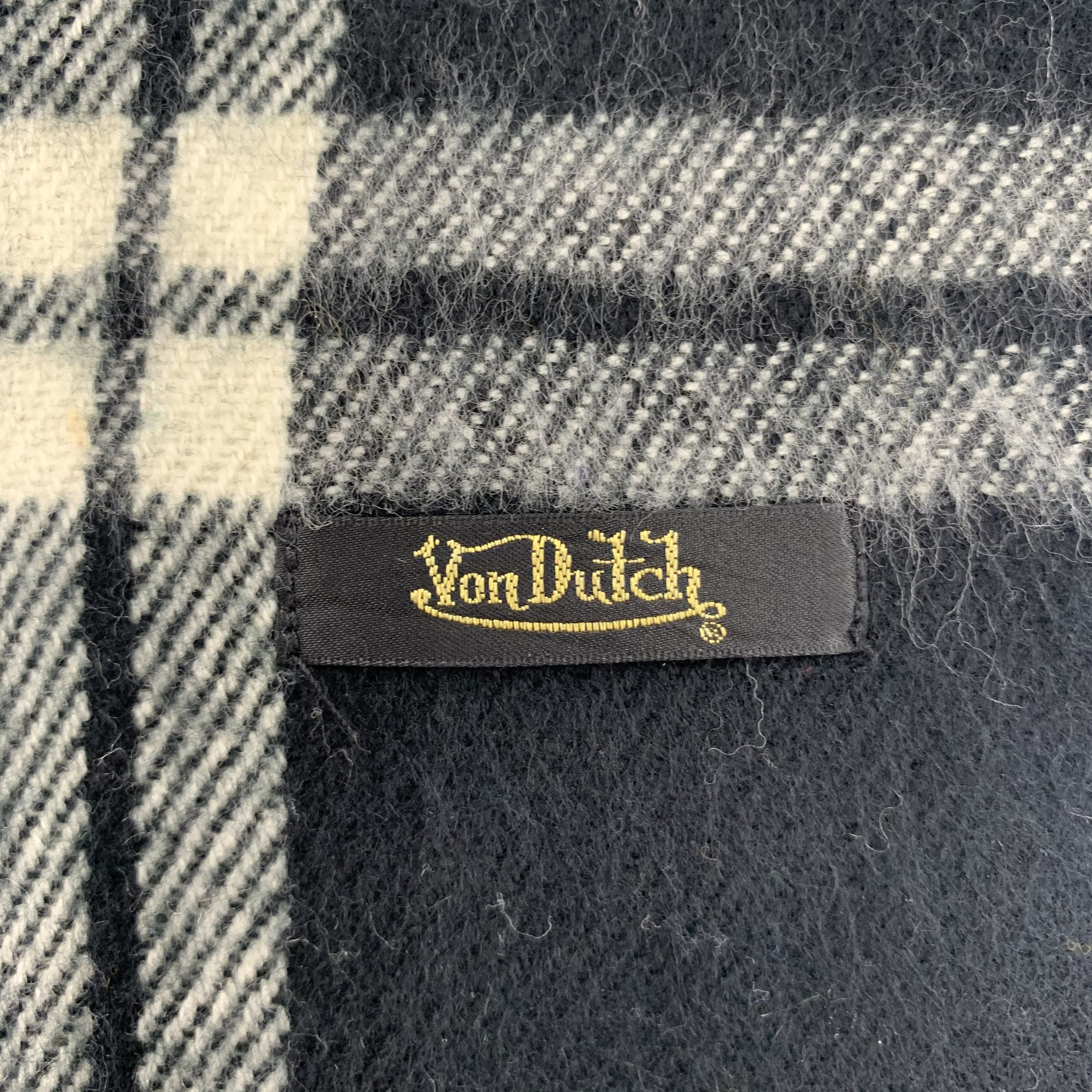 Von Dutch Von Dutch Scarf Wool Muffler Neck Wrap BL5130 Size ONE SIZE - 4 Thumbnail