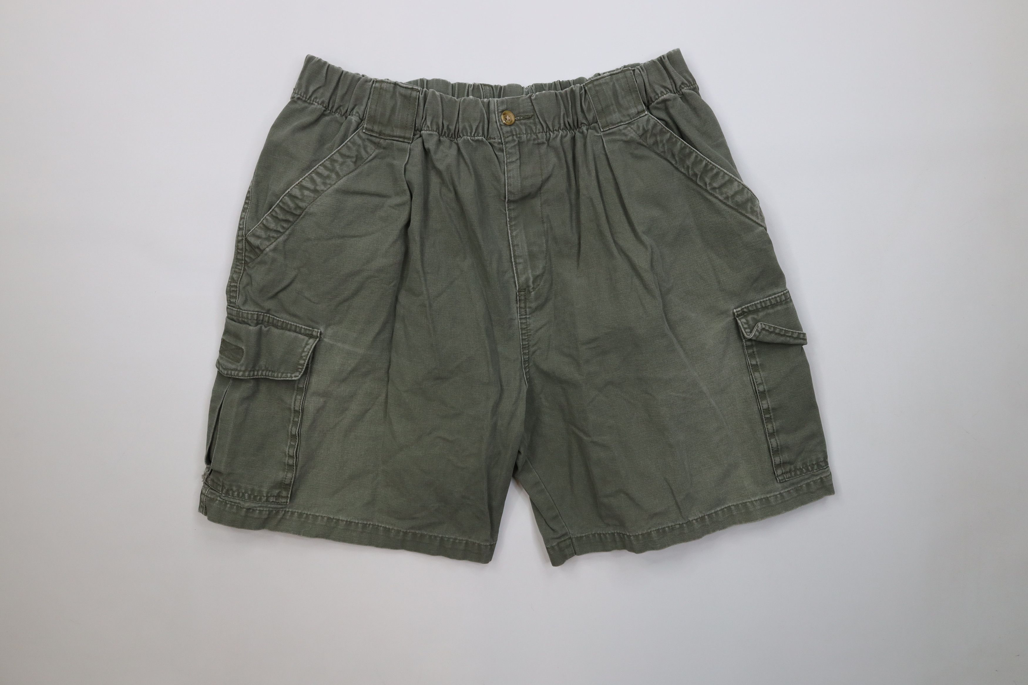 Ocean Pacific Vintage 90s Y2K Ocean Pacific OP Above Knee Cargo Shorts Size US 36 / EU 52 - 1 Thumbnail