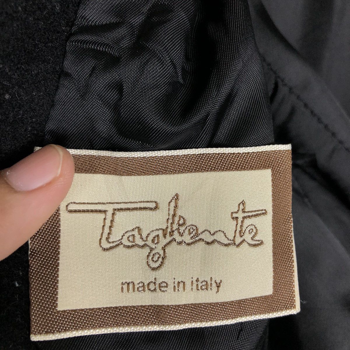 Japanese Brand 🔥Luxury Pick Long Wool Jacket Tagliente Made in Italy Size US M / EU 48-50 / 2 - 14 Thumbnail