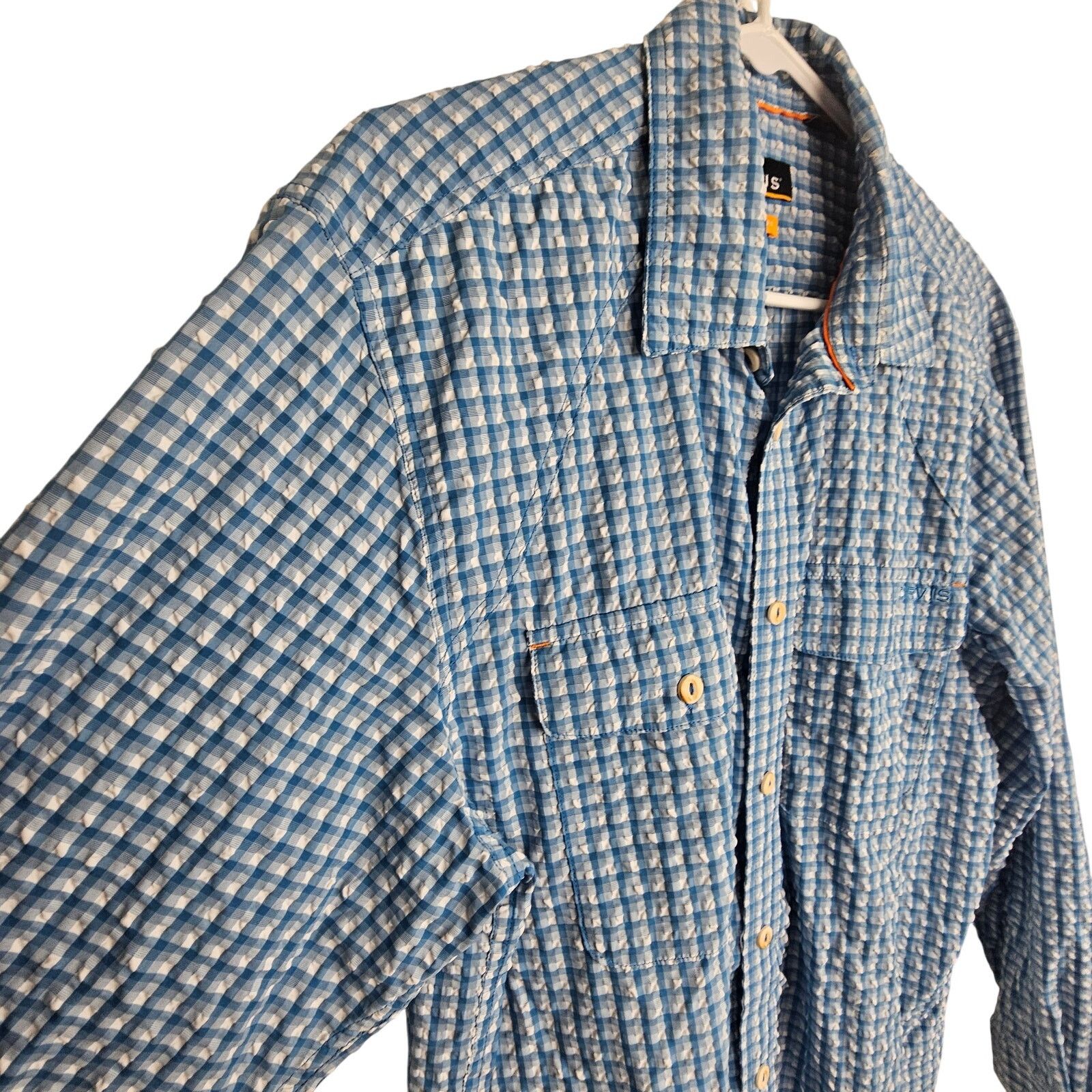 Orvis Orvis Mens Seersuck Fly Fishing Shirt Sz M Gorpcore Outdoor Size US M / EU 48-50 / 2 - 5 Thumbnail
