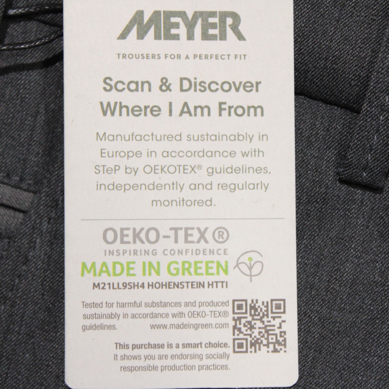 Other Meyer New with tags Dress Pants Size 32 US In Gray Size US 32 / EU 48 - 5 Thumbnail