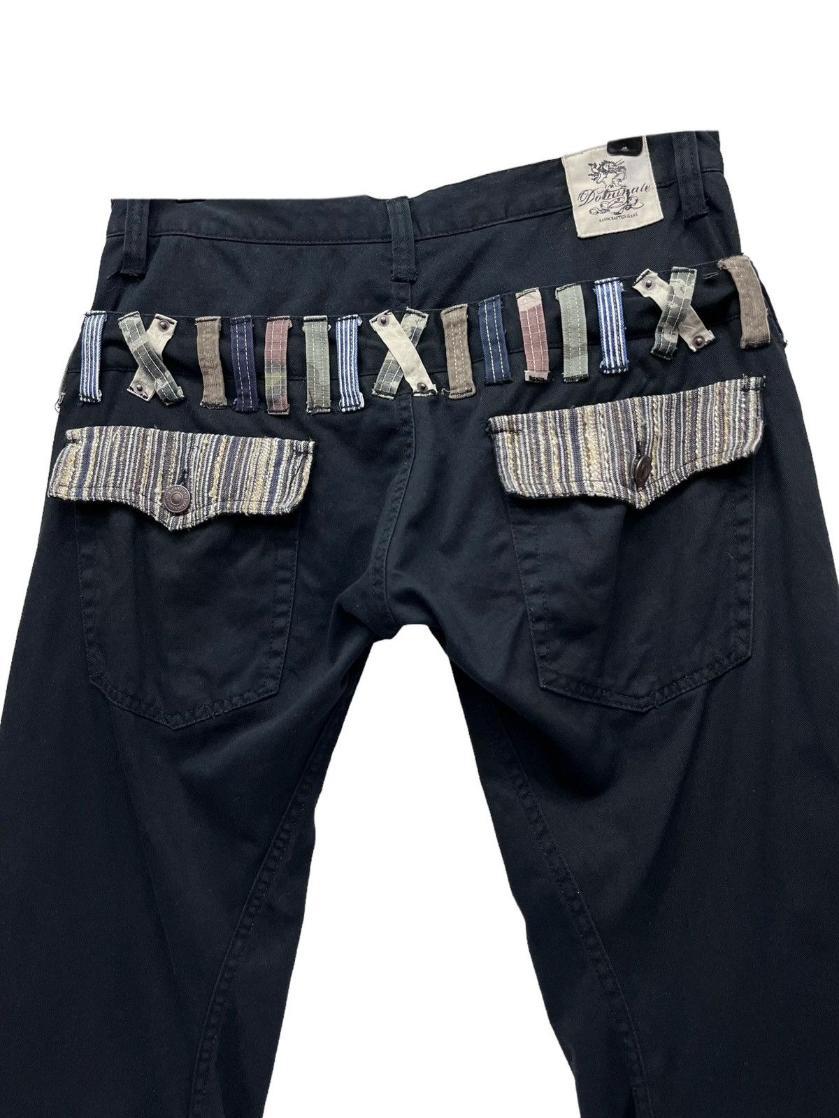 Japanese Brand 🔥DOMINATE Japanese Handcrafted Double Waist Flap Bush Pants Size US 31 - 5 Thumbnail