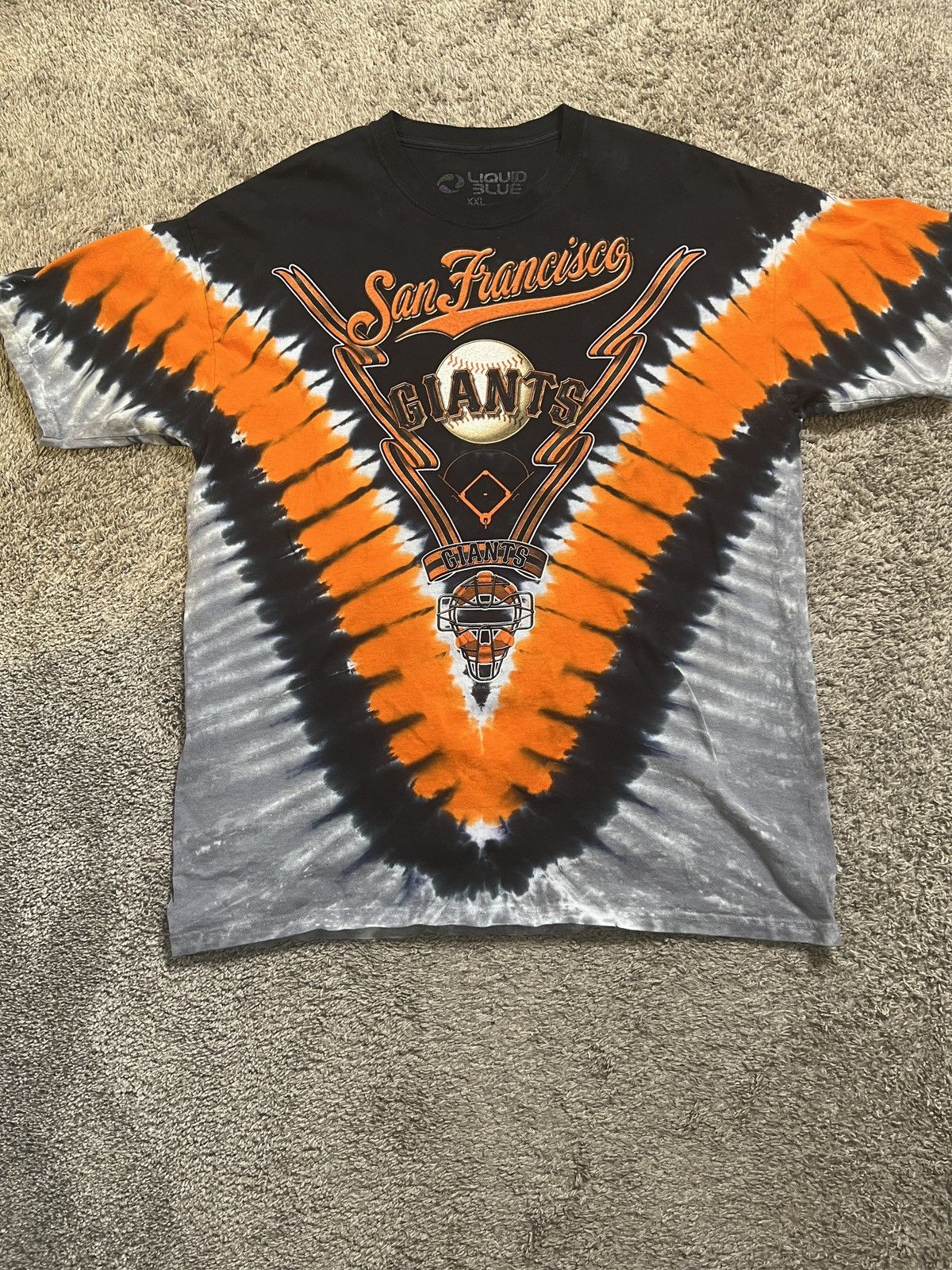 Vintage San Francisco Giants tie-dye graphic tee Size US XXL / EU 58 / 5 - 1 Thumbnail