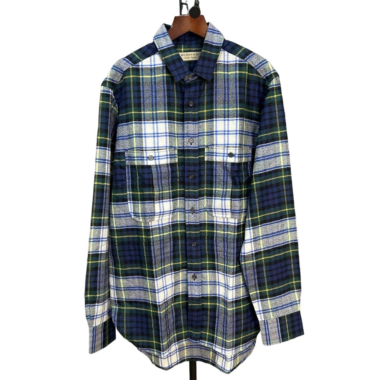 Burberry Burberry Plaid Wool Shirt Size M Size US M / EU 48-50 / 2 - 1 Thumbnail