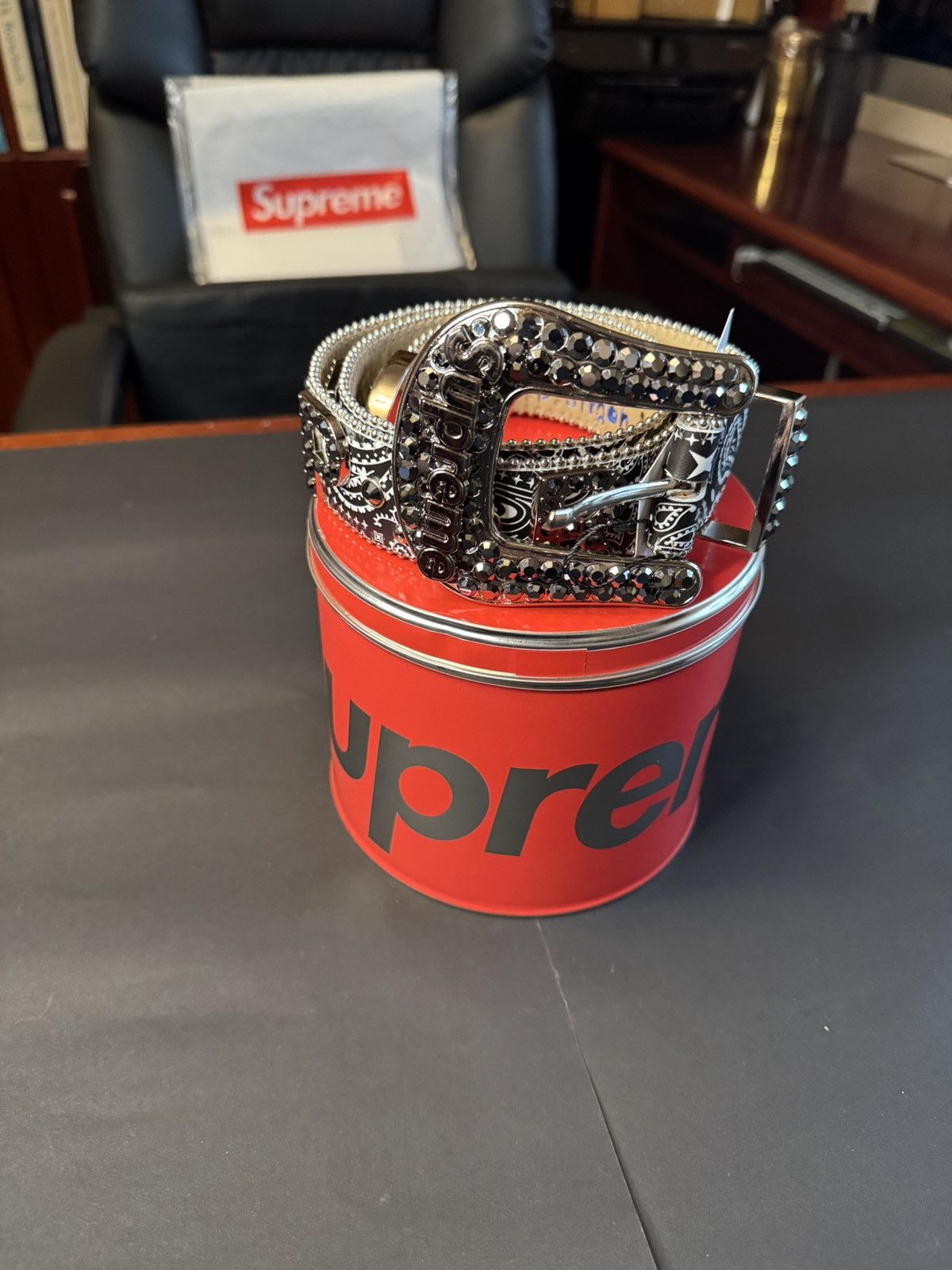 B.B. Simon × Supreme Supreme b.b. Simon Bandana Belt Size 28 - 2 Thumbnail