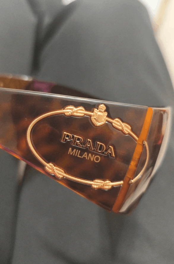 Prada PRADA Sunglasses Sport Symbol Wrap Shield Mask RI875 Size ONE SIZE - 2 Thumbnail