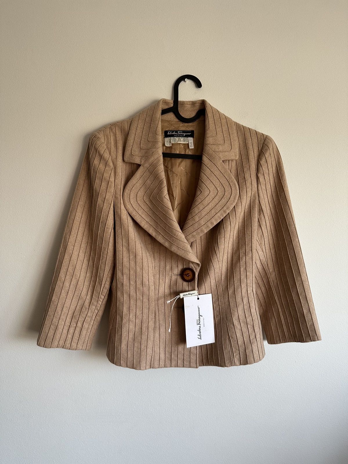 Designer × Salvatore Ferragamo Salvatore Ferragamo New Wool blazer luxury Old money Size M / US 6-8 / IT 42-44 - 1 Thumbnail