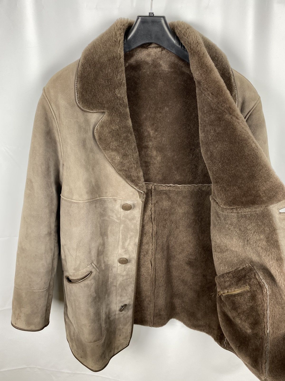 Vintage Lakeland Vintage Sheepskin Coat Men Real Shearling size 52 Size US L / EU 52-54 / 3 - 10 Thumbnail