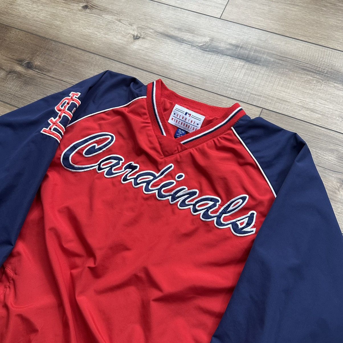 MLB Vintage 90s St. Louis Cardinals MLB Windbreaker Pullover Size US XL / EU 56 / 4 - 5 Thumbnail