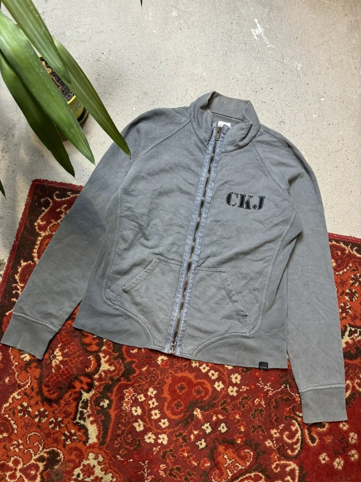 Calvin Klein × Japanese Brand × Vintage Vintage Y2K Calvin Klein Faded Motorcycle Police Simos Stl Size US L / EU 52-54 / 3 - 1 Thumbnail