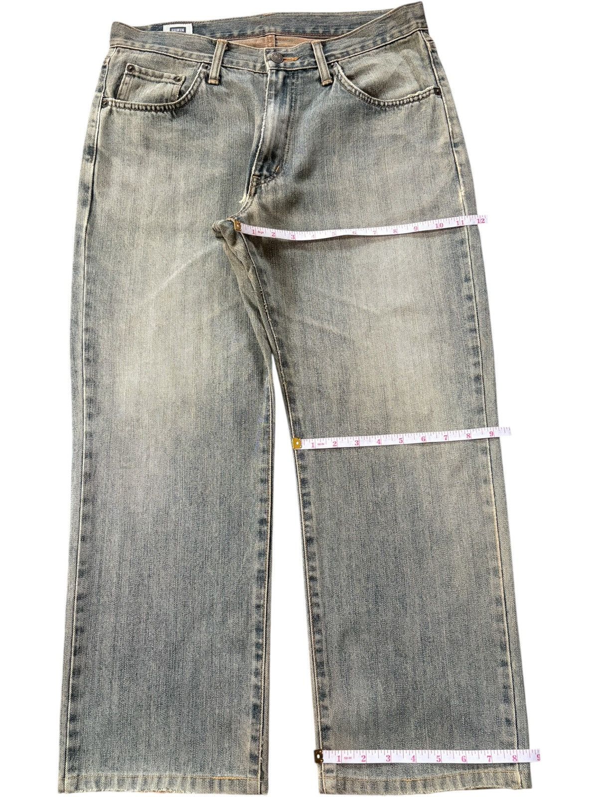 Edwin Vintage Edwin 403 Mud Wash Distress Loose Jeans Size US 32 / EU 48 - 8 Thumbnail