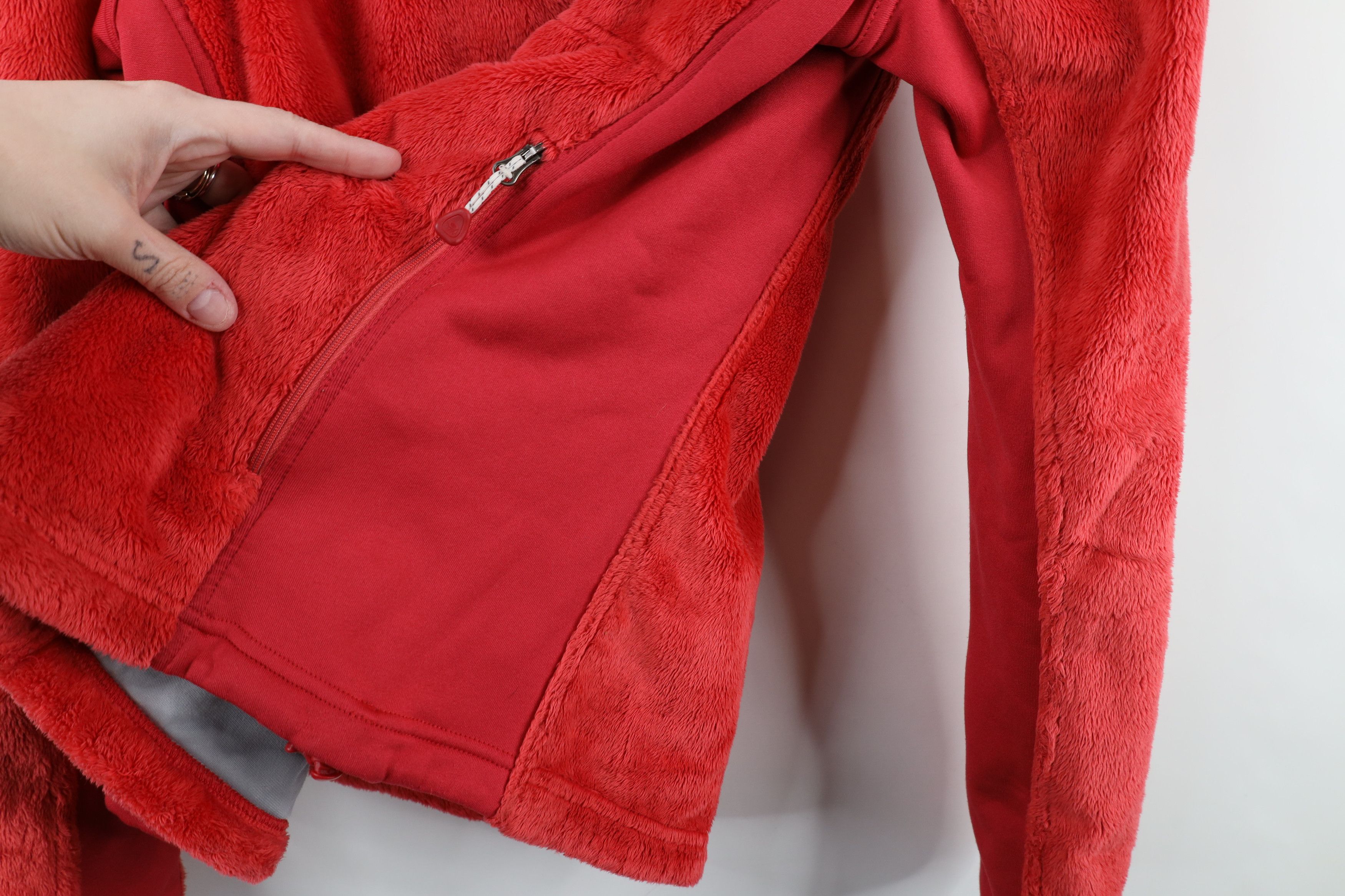 Mountain Hardwear × Vintage Vintage Mountain Hardwear Shag Monkey Fleece Jacket Red Size M / US 6-8 / IT 42-44 - 8 Thumbnail