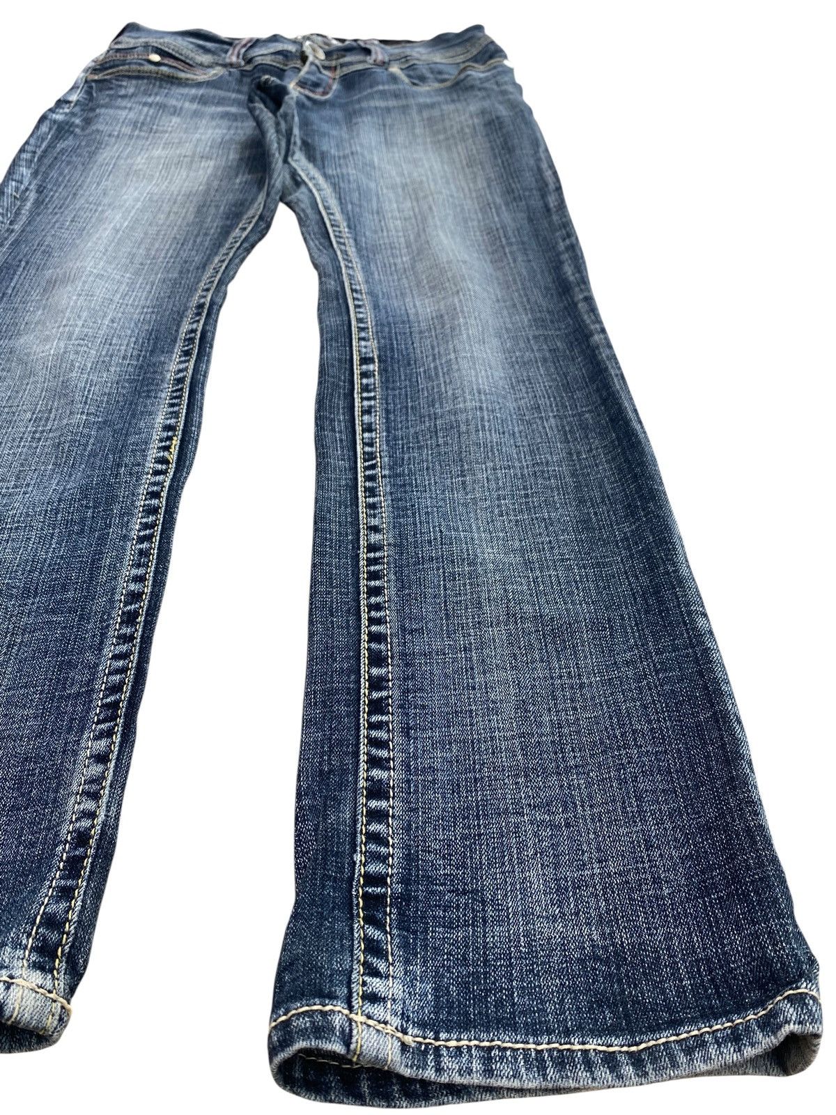 Other Japanese Brand Faded Wash Style Loose Jeans Size US 31 - 6 Thumbnail