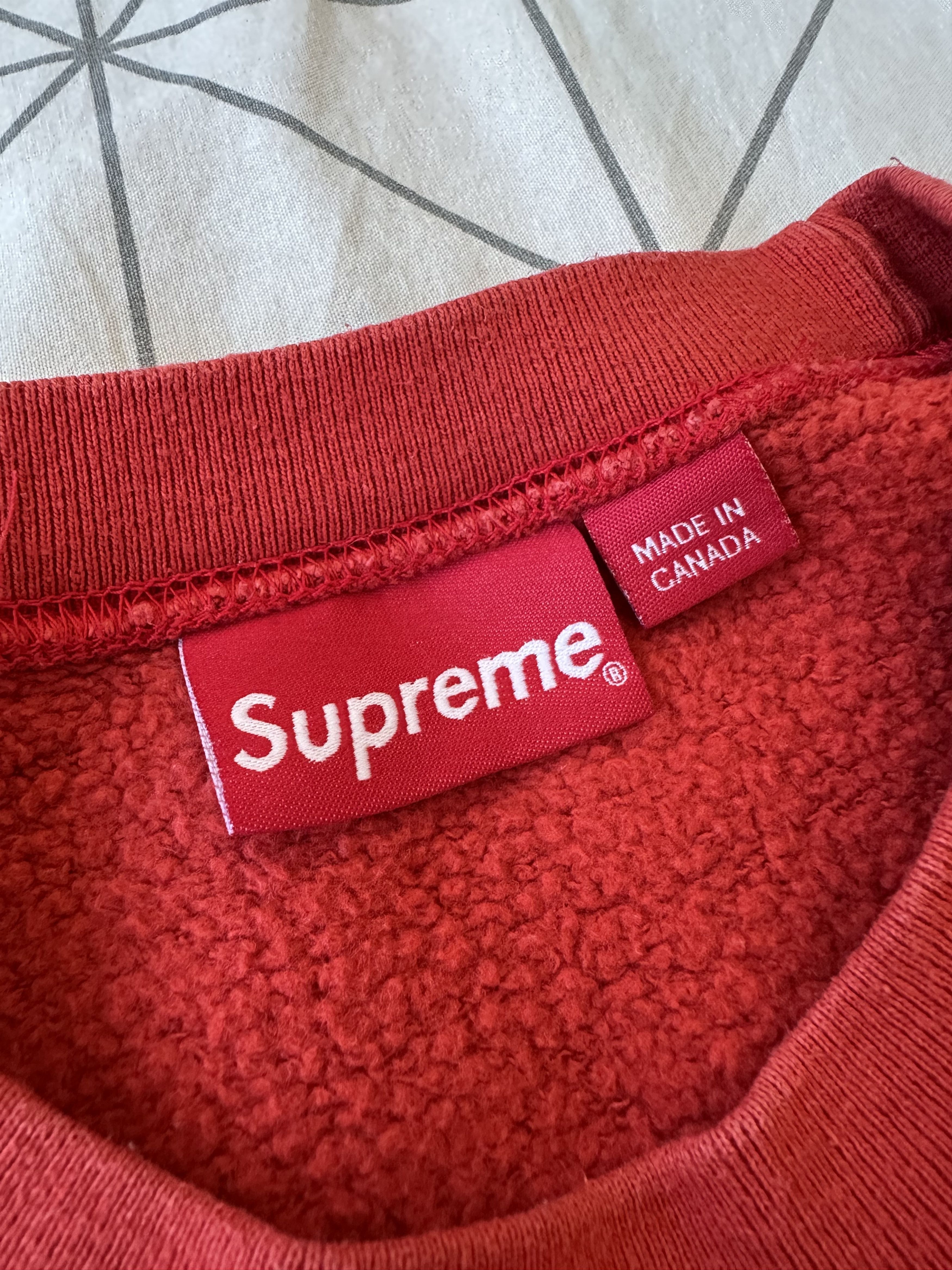 Supreme Supreme Gonz Logo Crewneck Sweatshirt Red Size US M / EU 48-50 / 2 - 5 Thumbnail