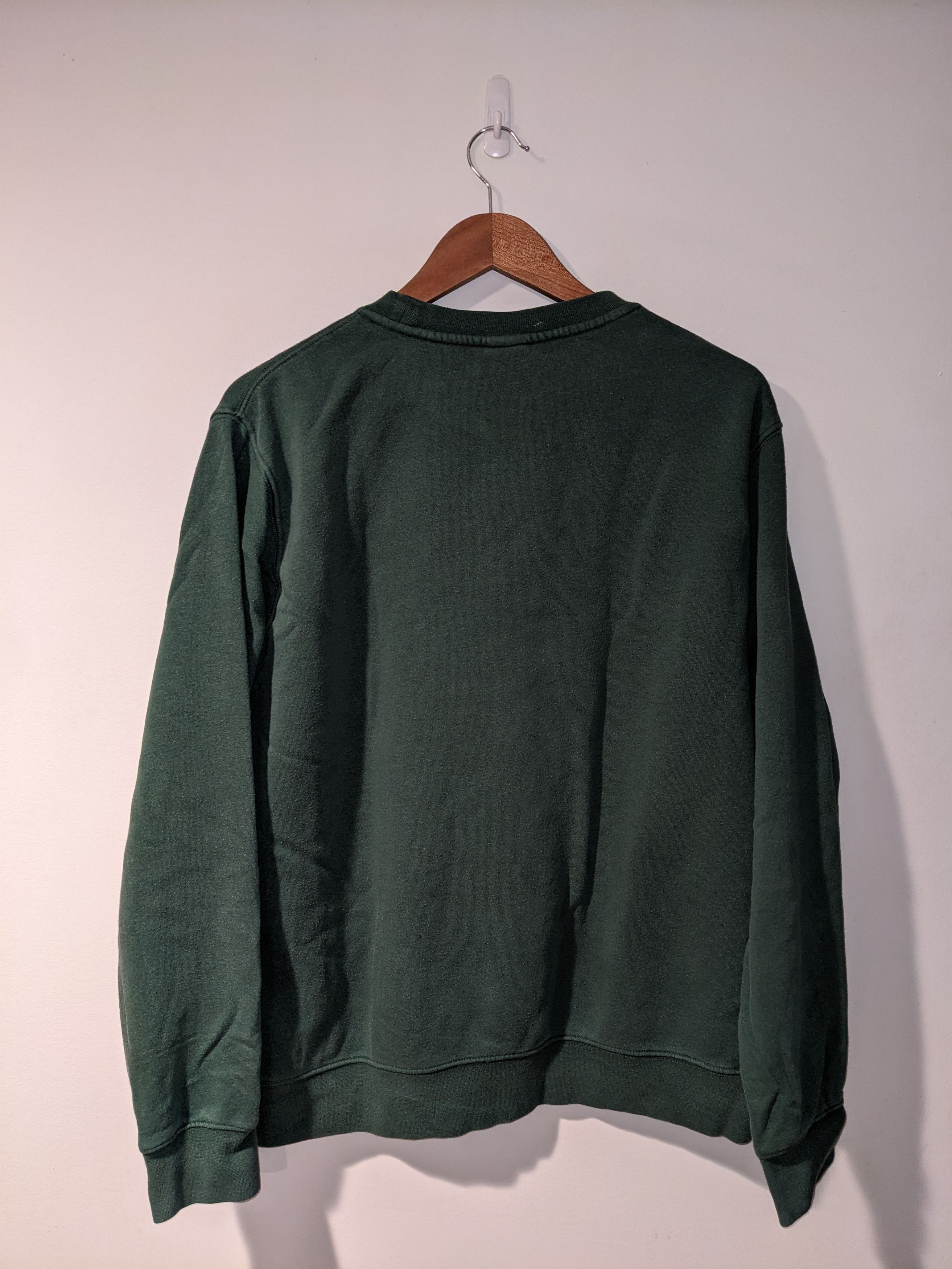 Nike × Vintage Nike Mini Swoosh Essential Green Large Sweatshirt Size US L / EU 52-54 / 3 - 6 Thumbnail