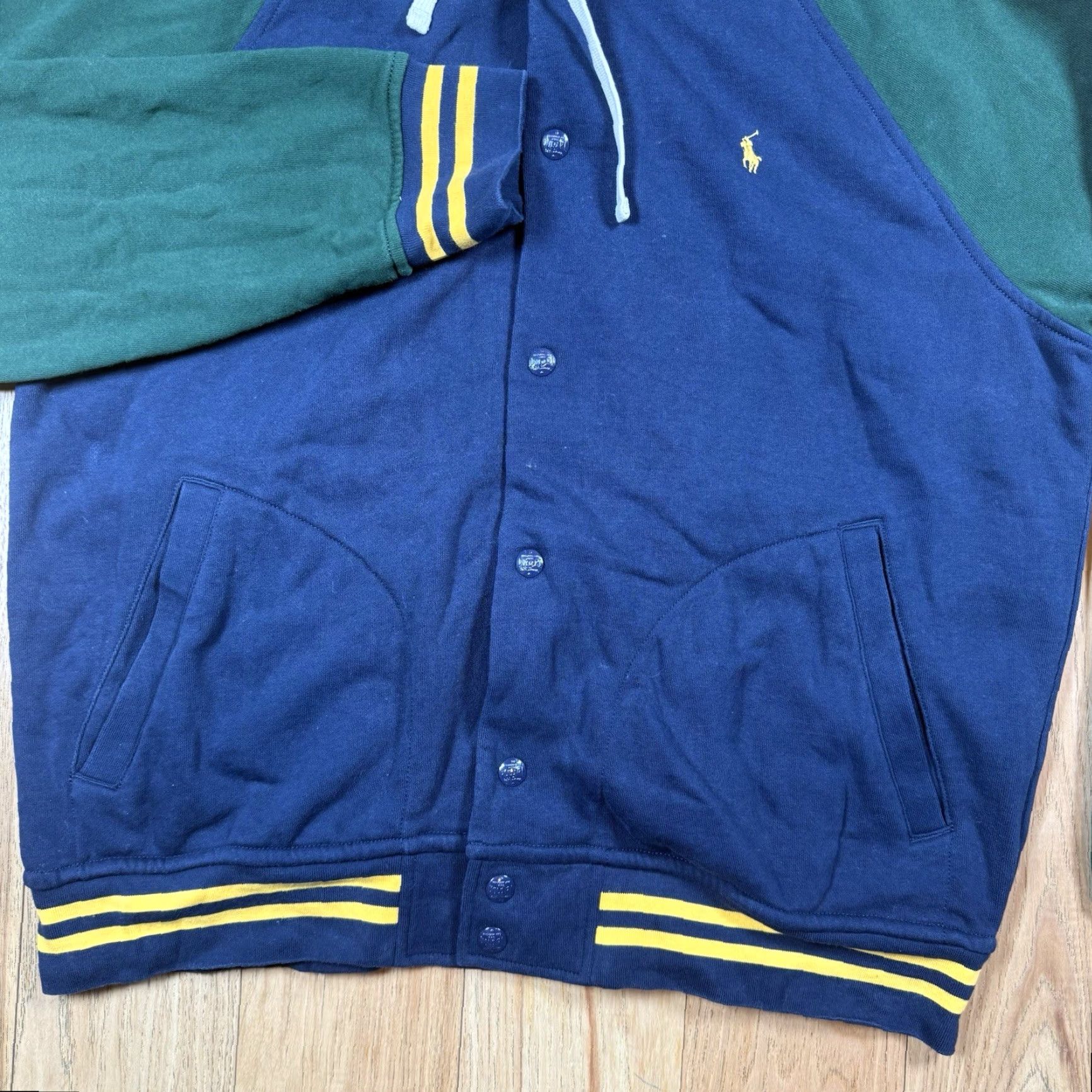 Polo Ralph Lauren Polo Ralph Lauren Hoodie Sweatshirt Mens Large L Multicolor Full Zip Button Close Size US L / EU 52-54 / 3 - 3 Thumbnail