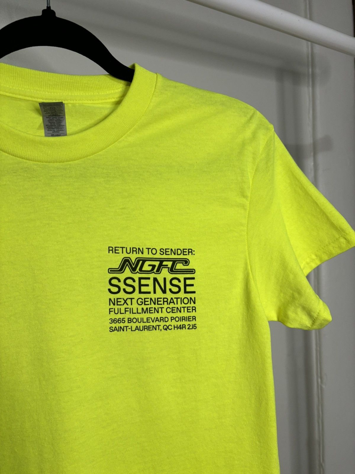 SSENSE SSENSE Neon Yellow Staff Tee Size US S / EU 44-46 / 1 - 2 Thumbnail