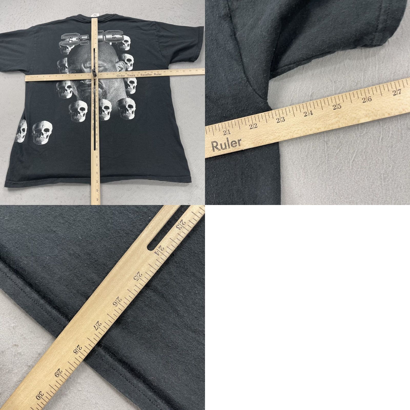 Vintage VINTAGE TNT Stone Cold Steve Austin Shirts Mens XL Wrestling WWE WWF Skull 3:16 2000 Shirt XS XL? Size US XL / EU 56 / 4 - 8 Thumbnail