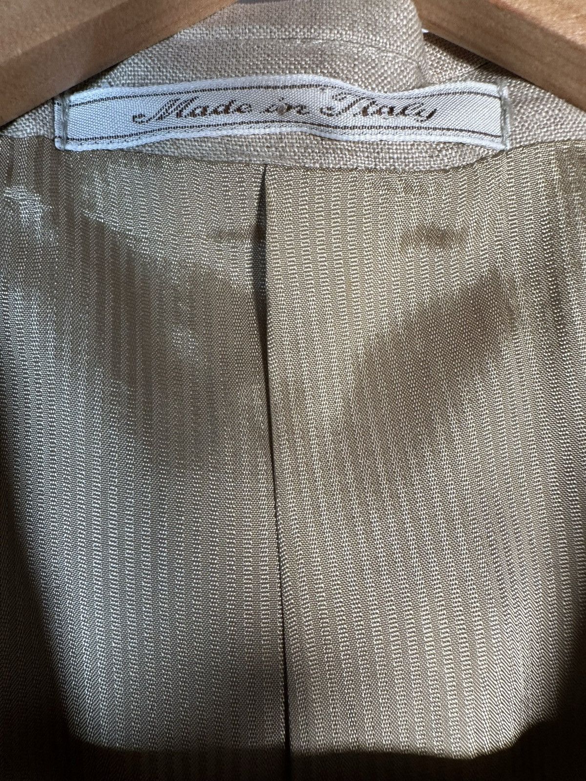 Ermenegildo Zegna 100% Linen Jacket, 48-extra T, DRYCLEANED, MINT Size 46L - 4 Thumbnail