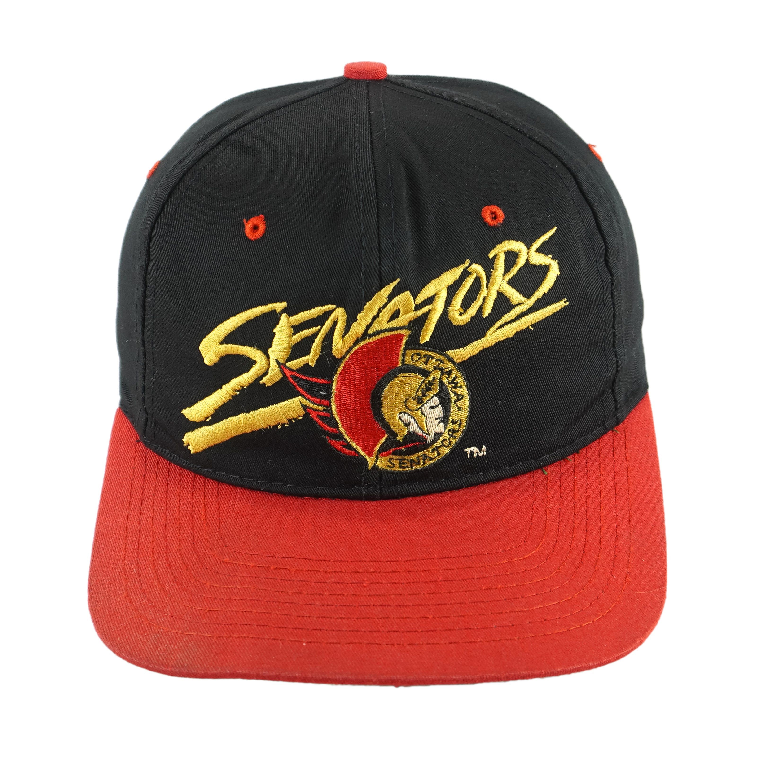 NHL Ottawa Senators Embroidered Snapback Hat 1990s Size ONE SIZE - 1 Thumbnail