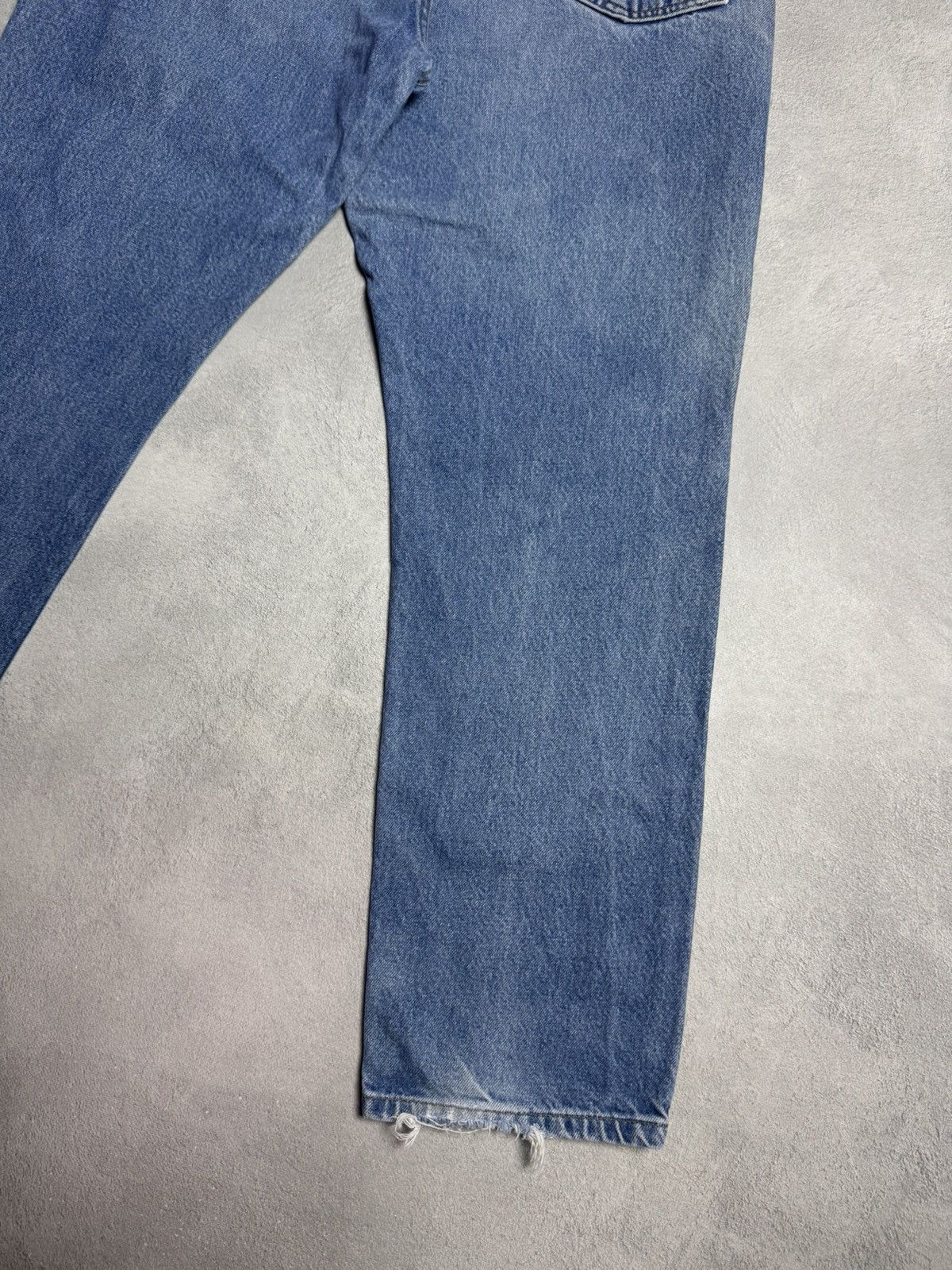 Carhartt 1990s Carhartt B 18 DST Vintage Straight Denim Jeans Size US 36 / EU 52 - 5 Thumbnail
