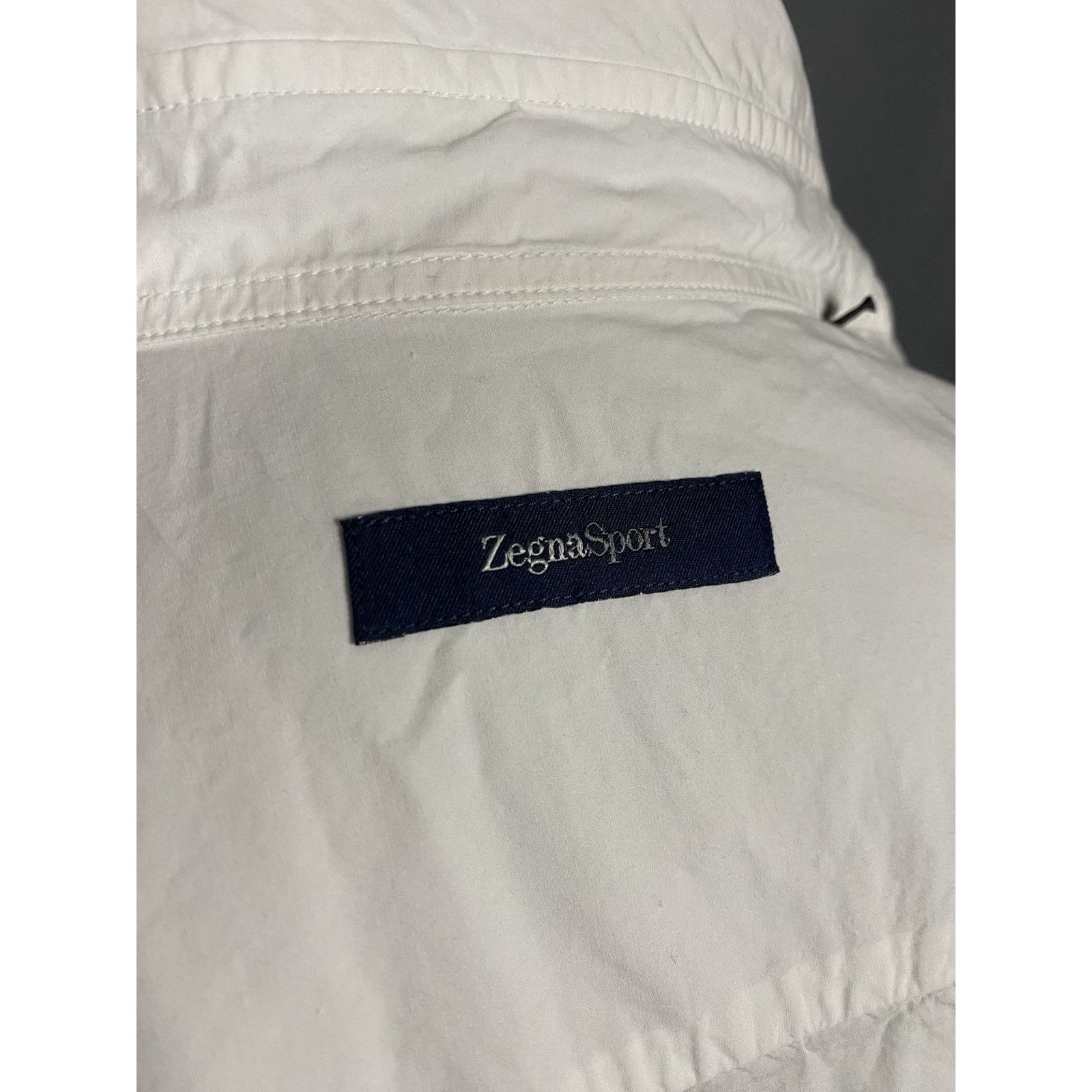 Ermenegildo Zegna Ermenegildo Zegna Men's White Longsleeve Dress Shirt Size L Size US L / EU 52-54 / 3 - 9 Thumbnail