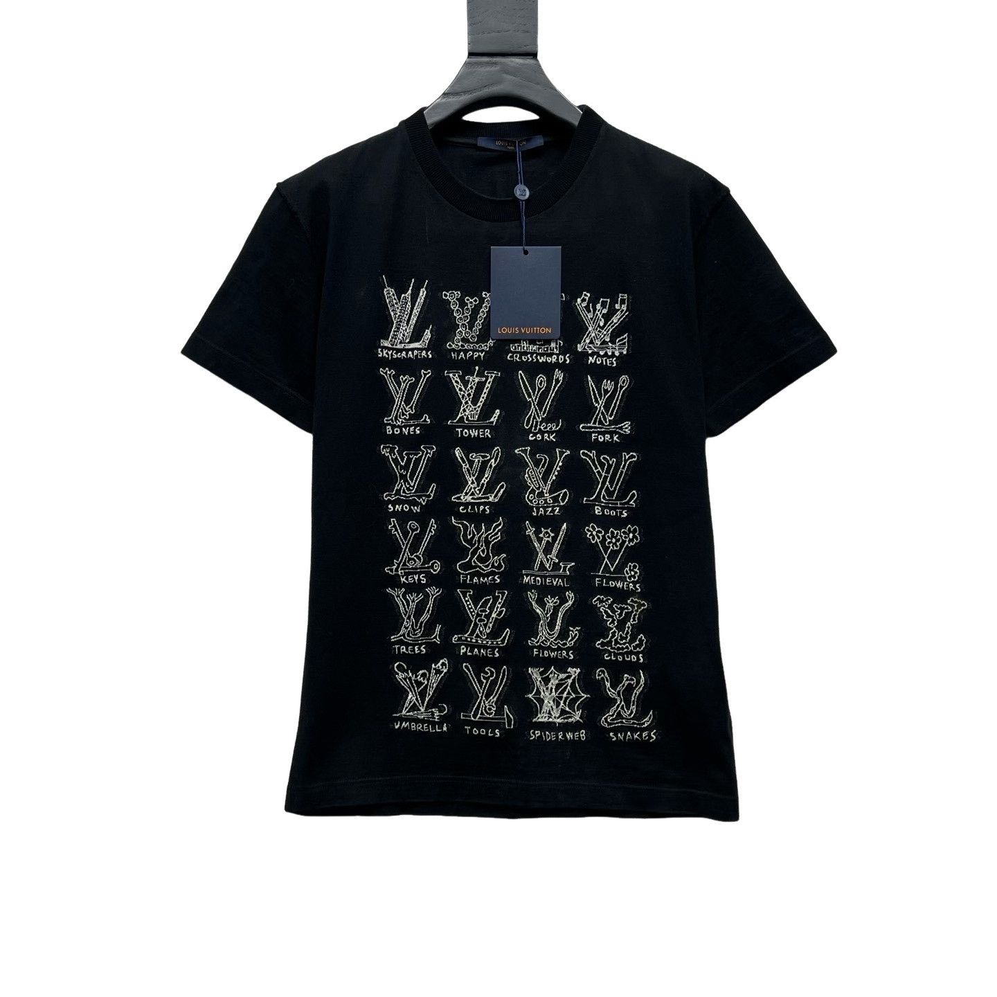 Louis Vuitton Louis Vuitton Hand Gesture Logo T-Shirt XS Size US XS / EU 42 / 0 - 1 Thumbnail