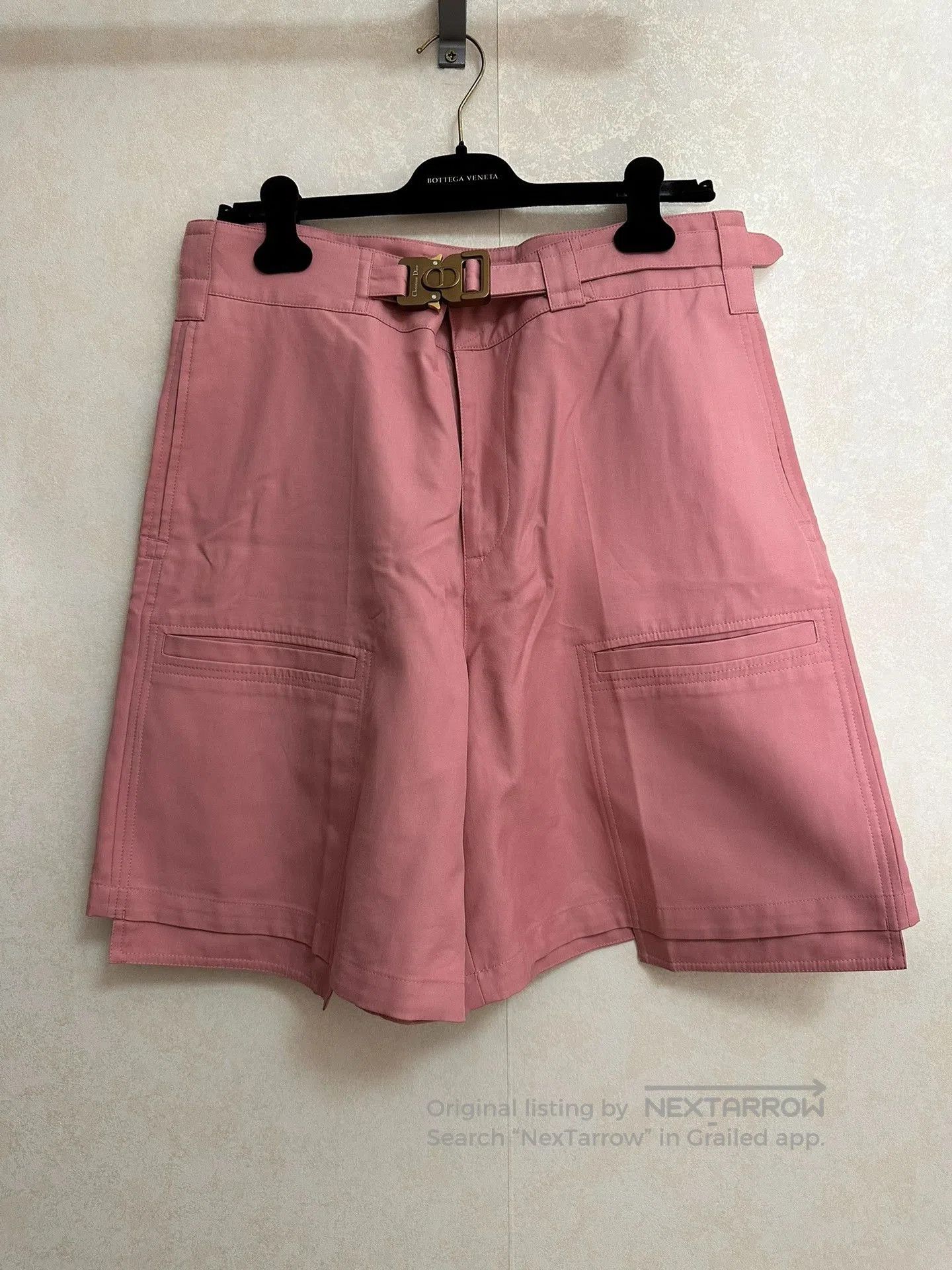 Dior Dior Runway Pink Lock Buckle Layered Shorts. Size US 34 / EU 50 - 1 Thumbnail