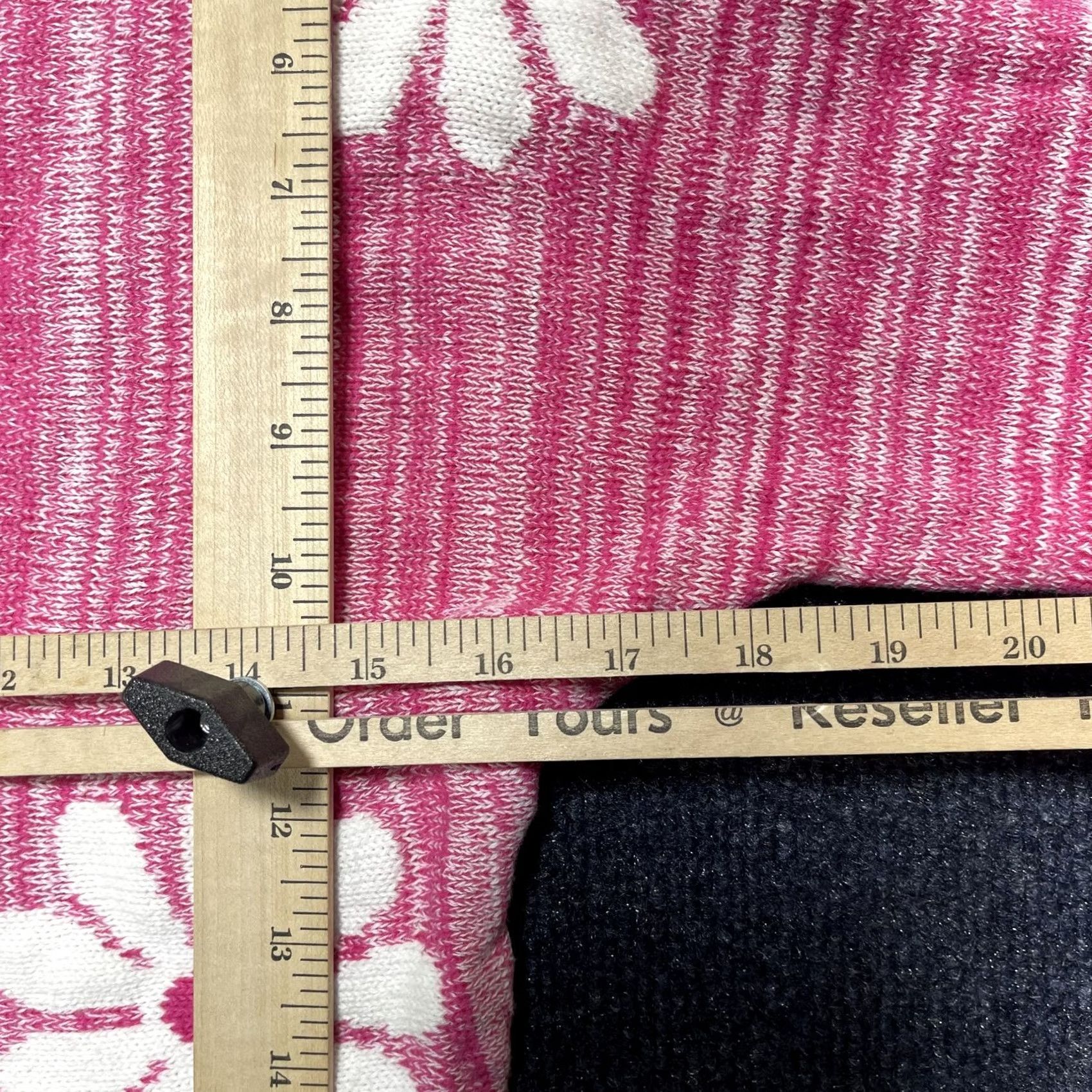 Vintage Altar'd State Sweater Womens Small Pink White Daisy Flower Knit Pullover Cute Size S / US 4 / IT 40 - 5 Thumbnail