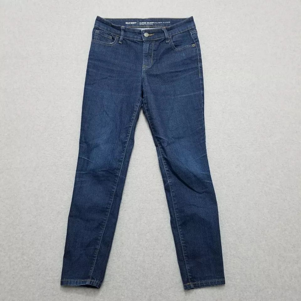 Old Navy Old Navy Jeans Womens 2 Blue Denim Skinny Mid Rise Size 26" / US 2 / IT 38 - 1 Thumbnail