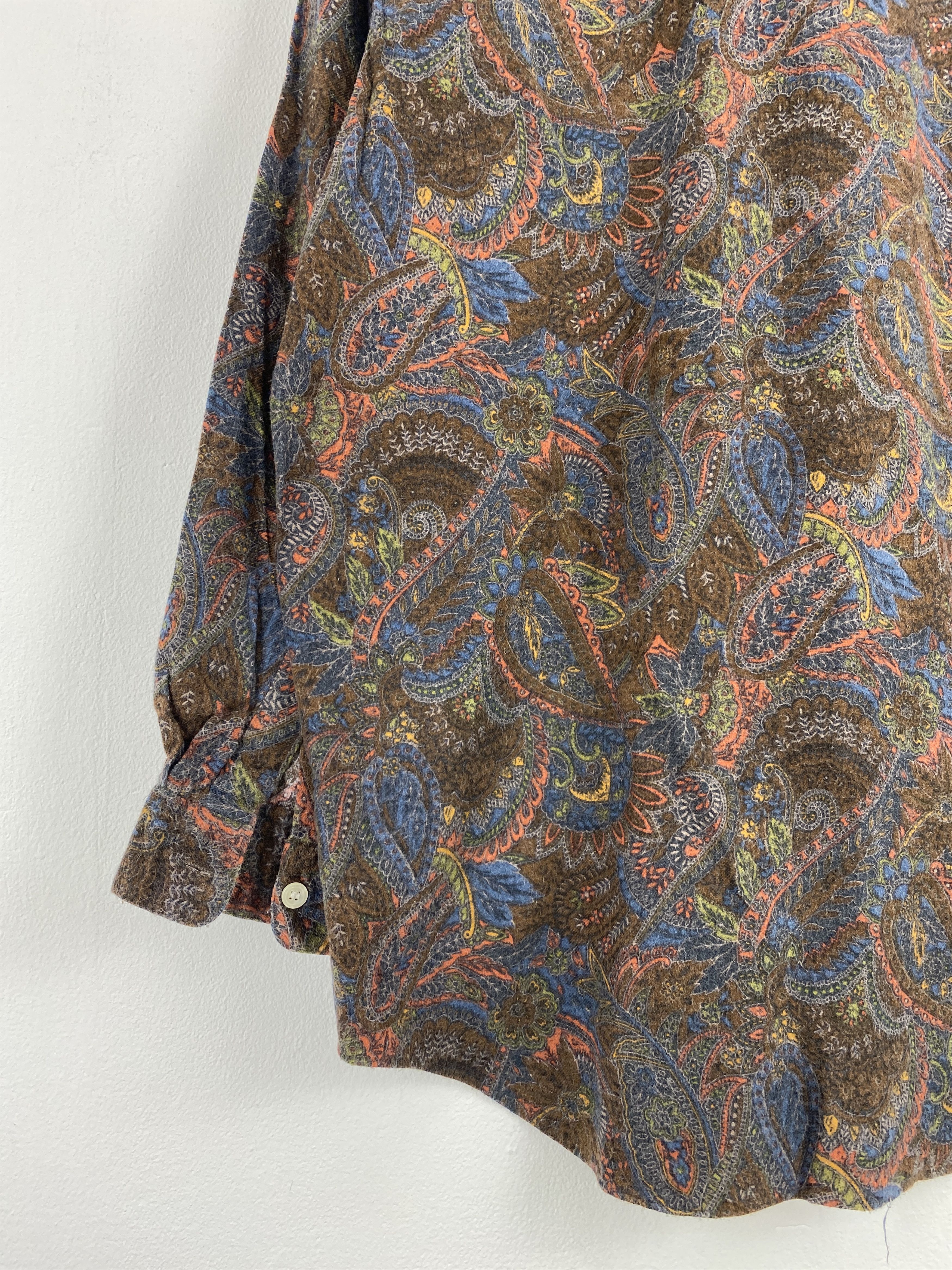 Japanese Brand Vintage Vonsand Paisley Patterned Button Ups Shirt JA0092 Size US L / EU 52-54 / 3 - 11 Thumbnail
